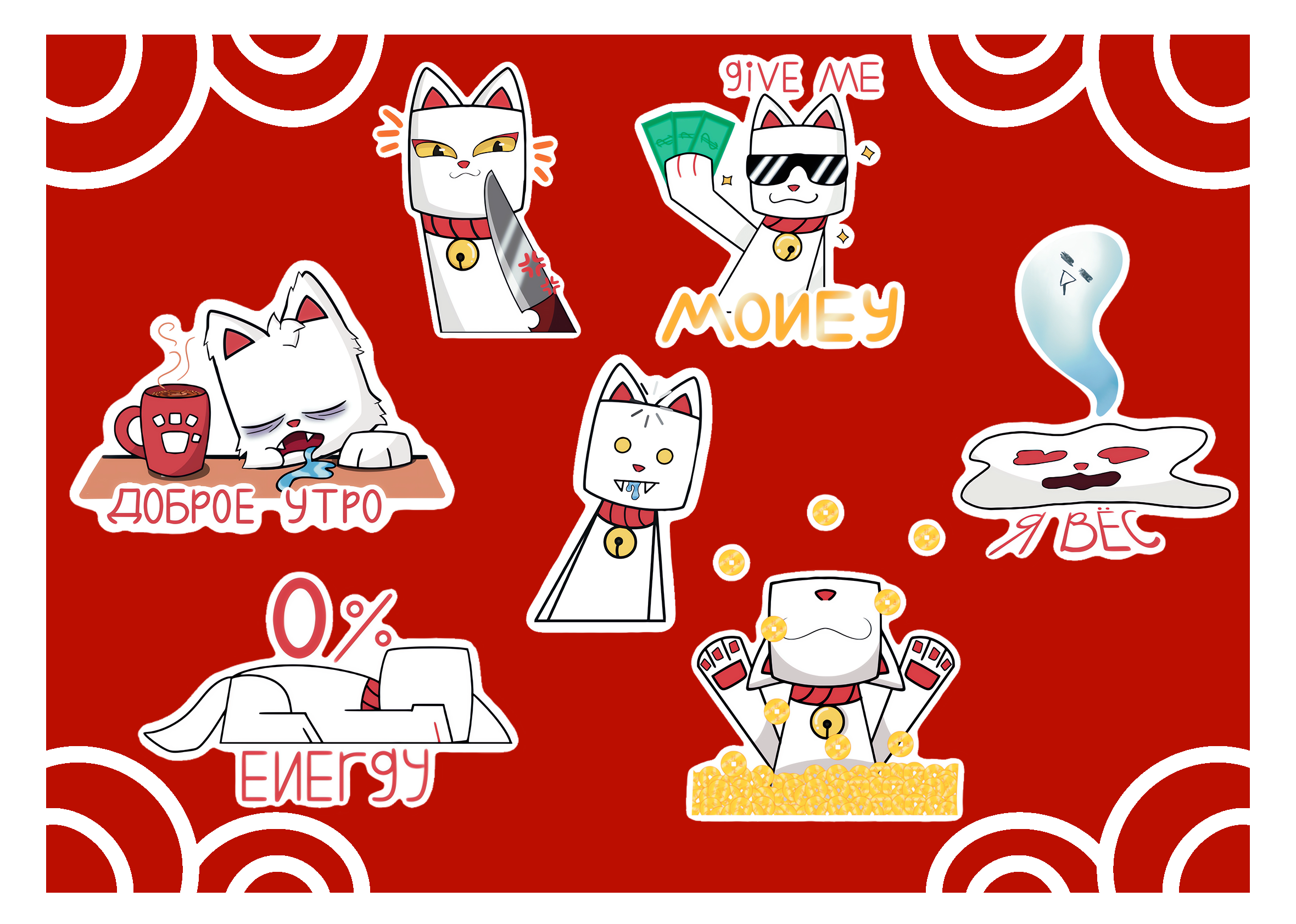 Tokyo neko: бренд персонаж — Изображение №15 — Брендинг, Иллюстрация на Dprofile