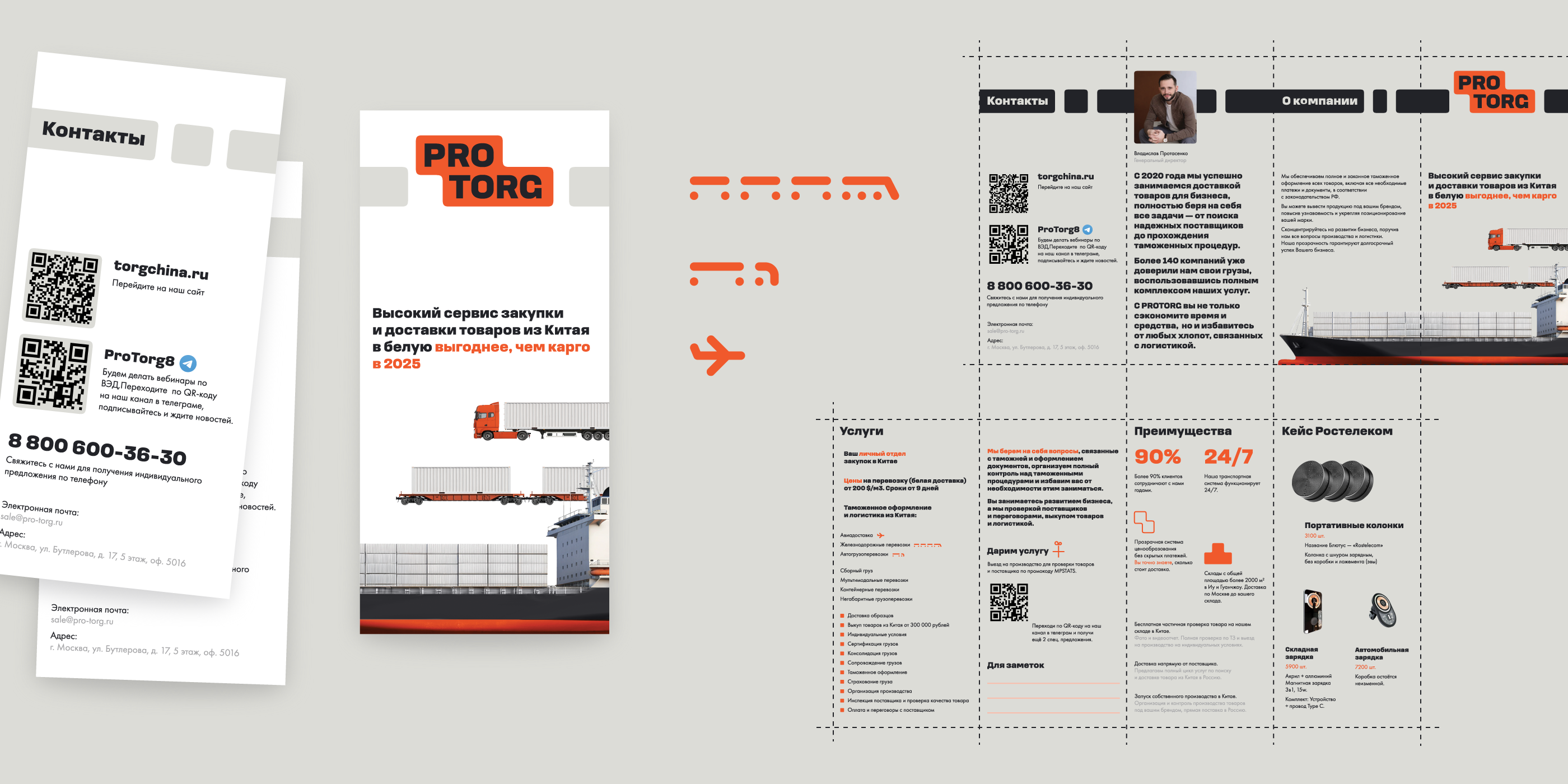 Pro Torg — фирменный стиль для логистической компании — Изображение №7 — Брендинг на Dprofile