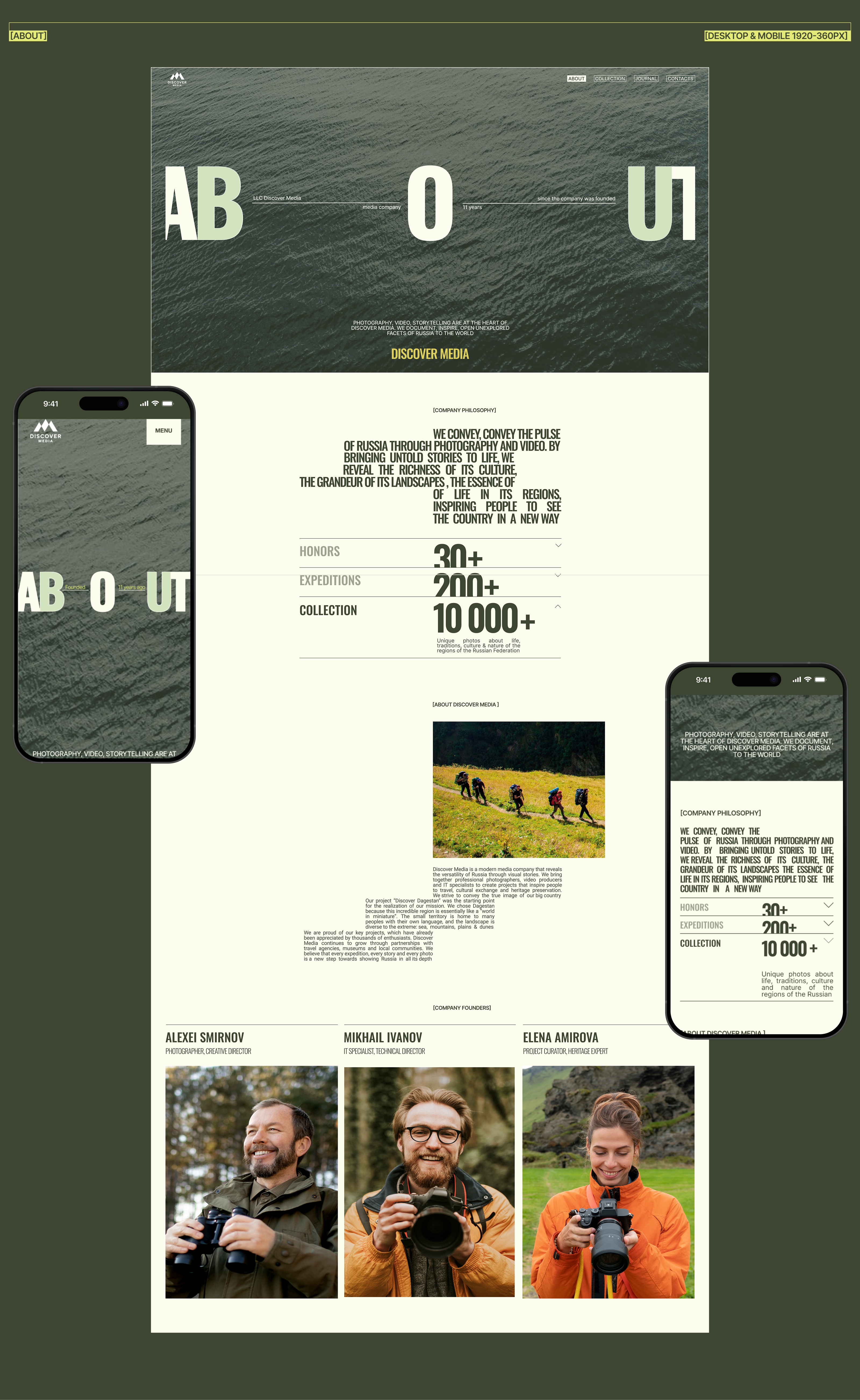 Discover Dagestan — Изображение №10 — Интерфейсы на Dprofile