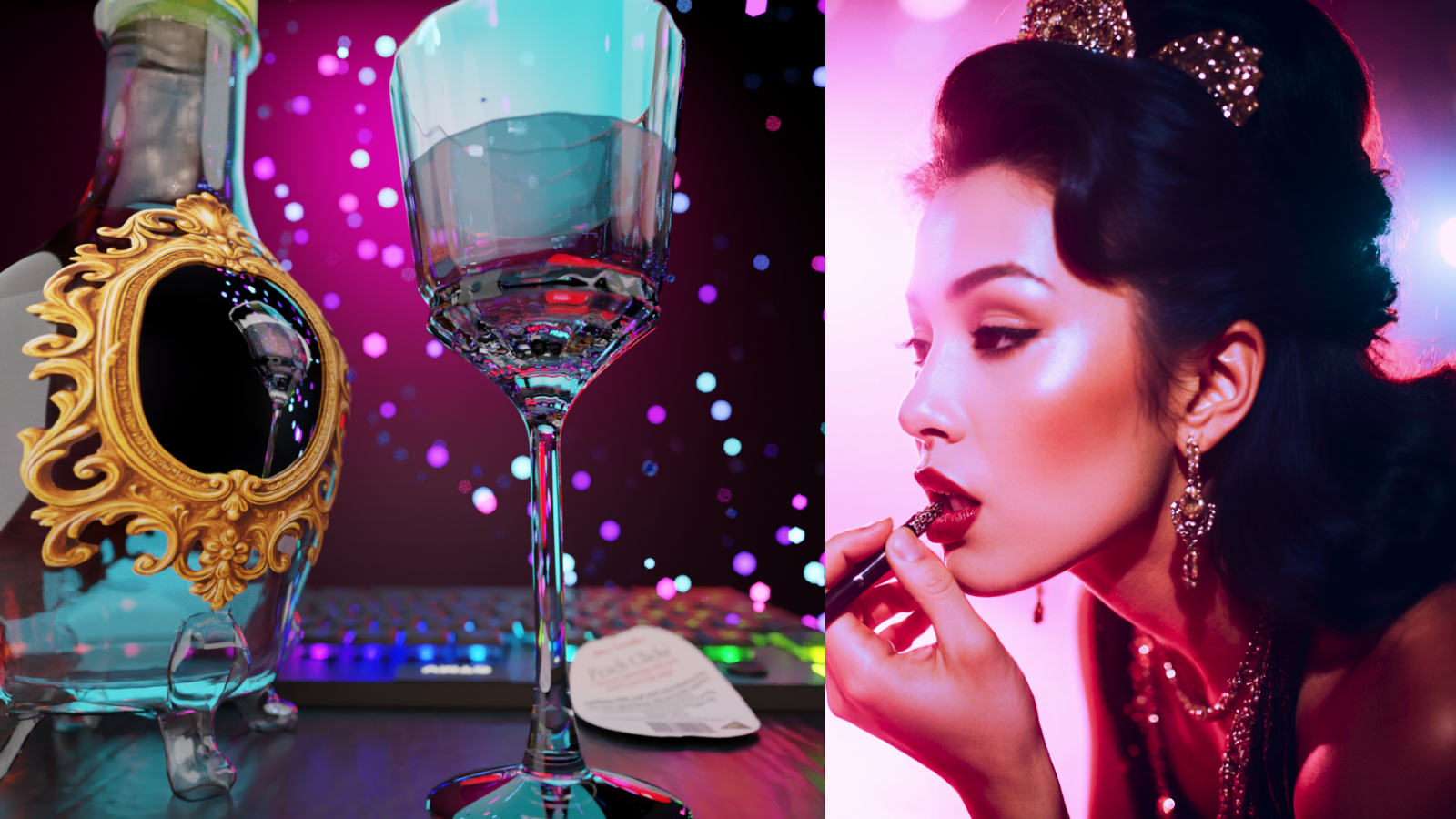 Гиперрозовый барокко-китч: 3D и упаковка — Изображение №12 — Брендинг, 3D на Dprofile