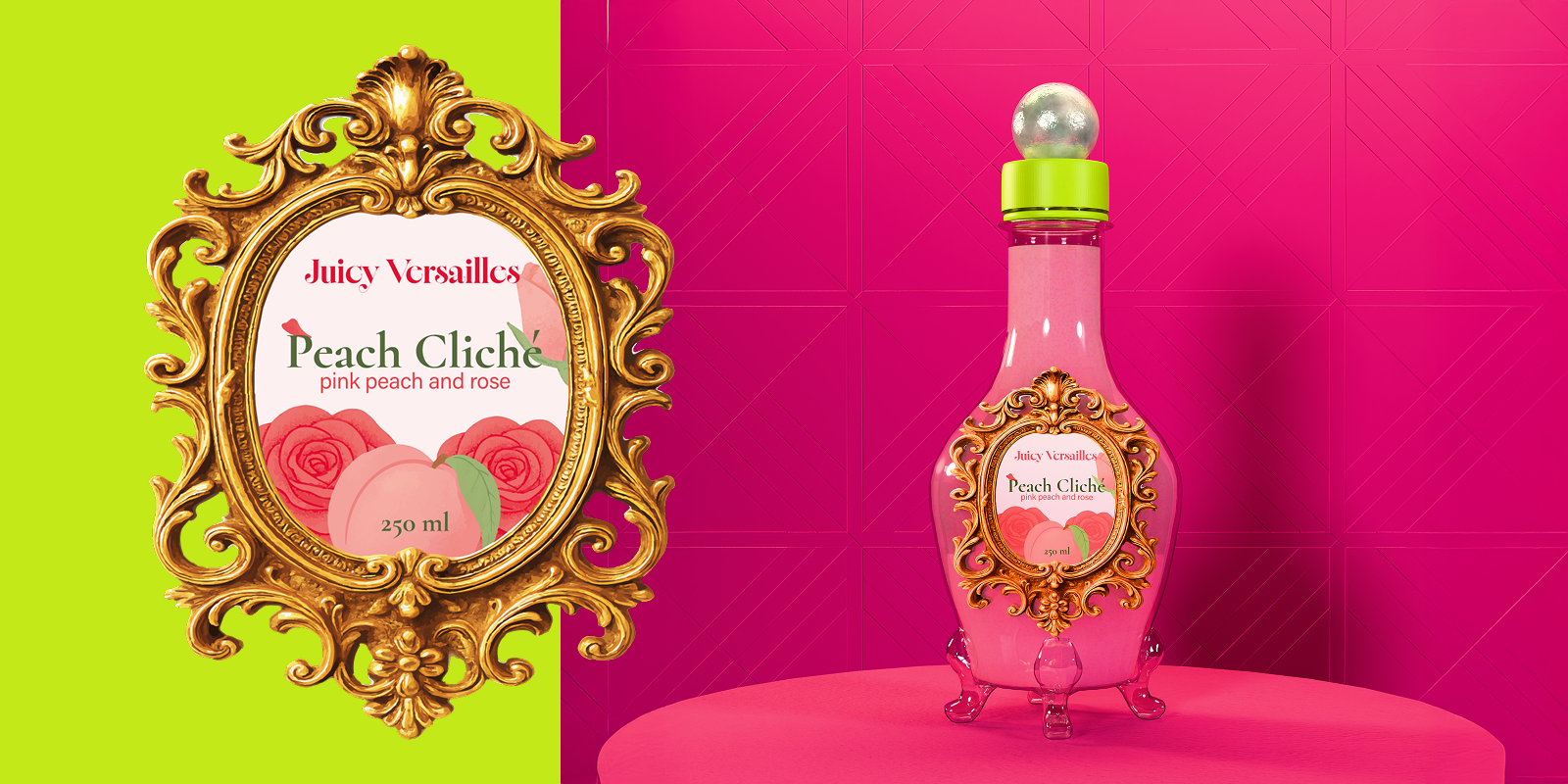Гиперрозовый барокко-китч: 3D и упаковка — Изображение №1 — Брендинг, 3D на Dprofile