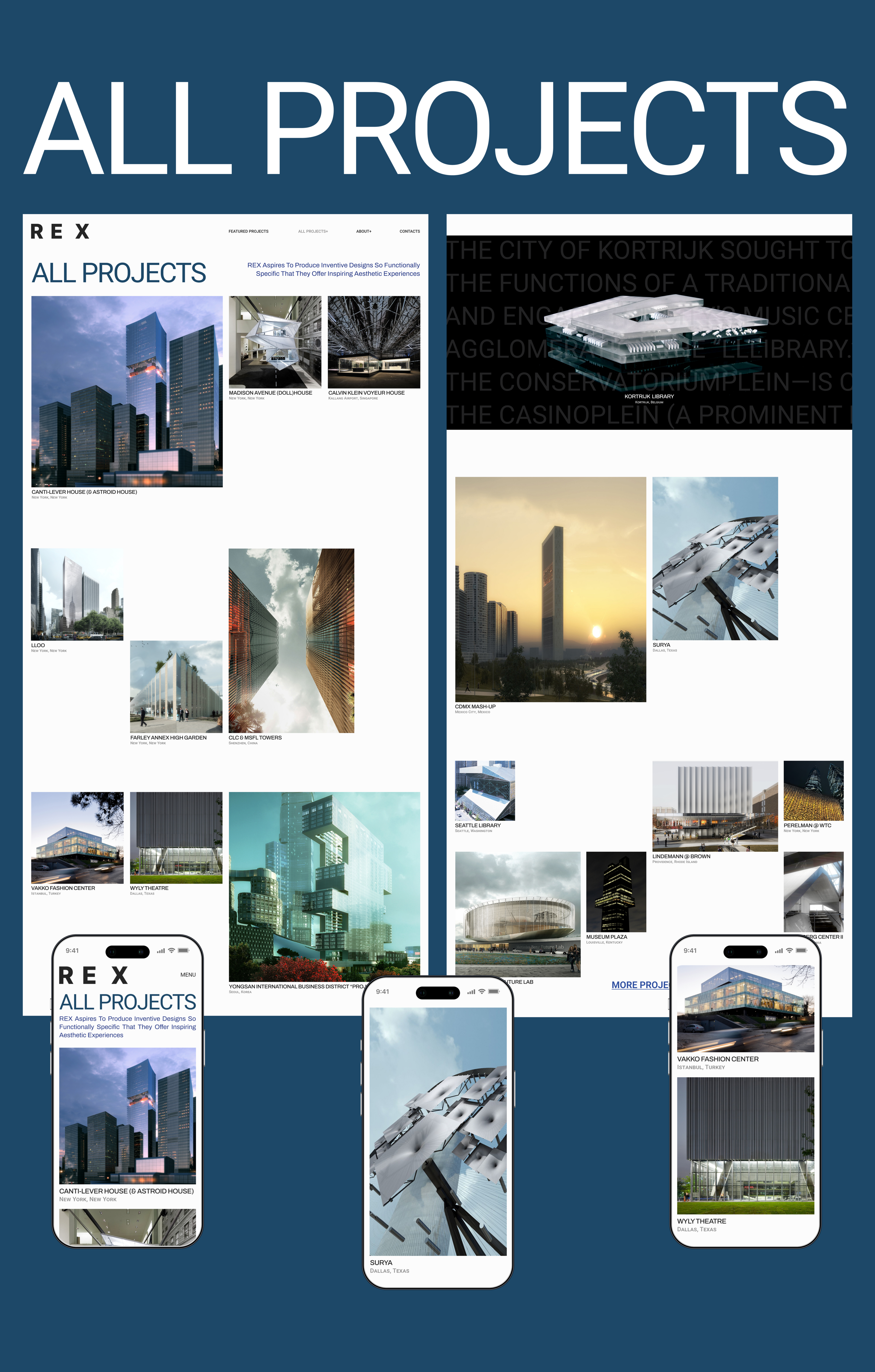REX Architecture | Corporate Website — Изображение №12 — Интерфейсы, Брендинг на Dprofile