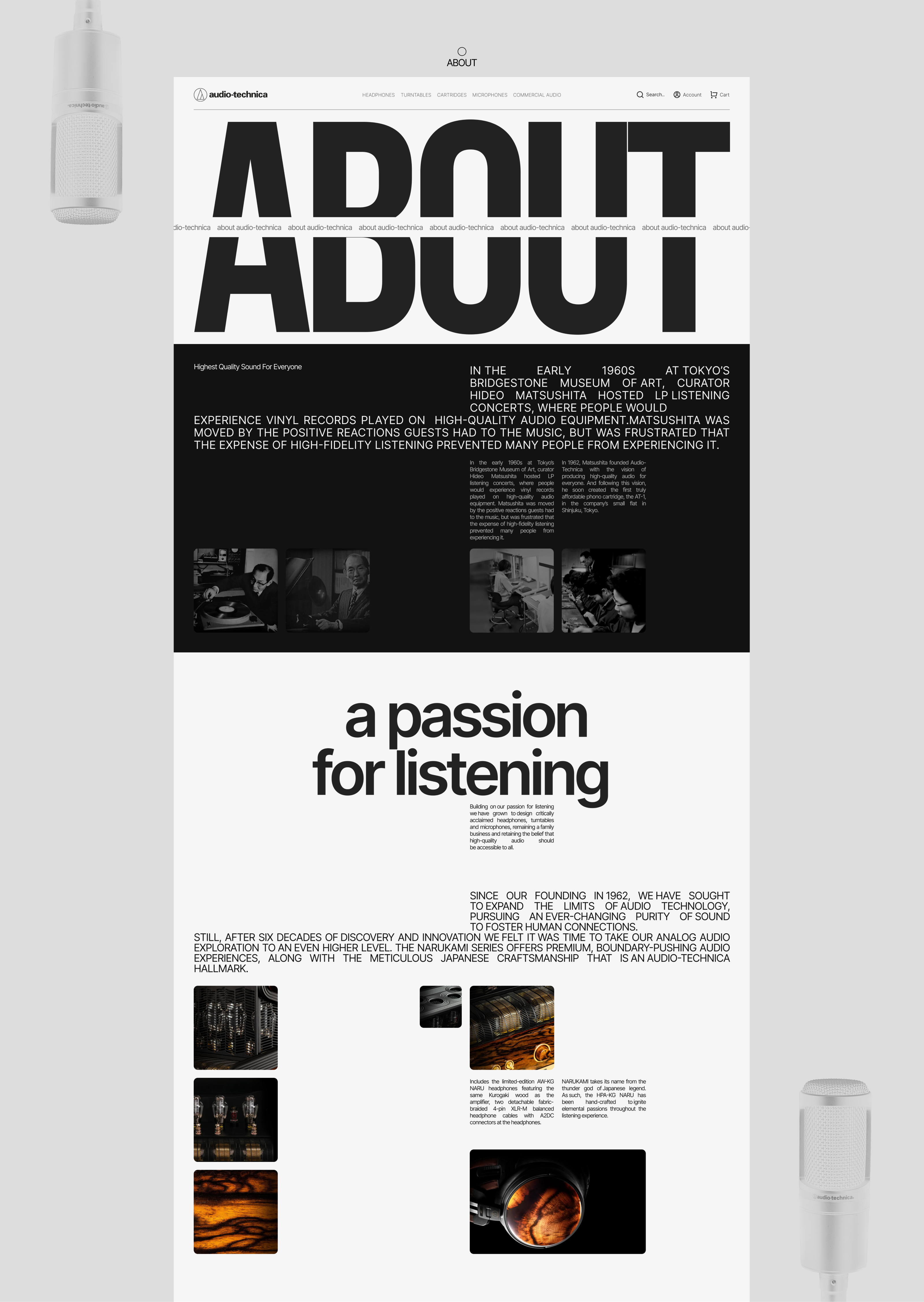 Audio-Technica | E-commerce | Redesign — Изображение №11 — Интерфейсы, Брендинг на Dprofile