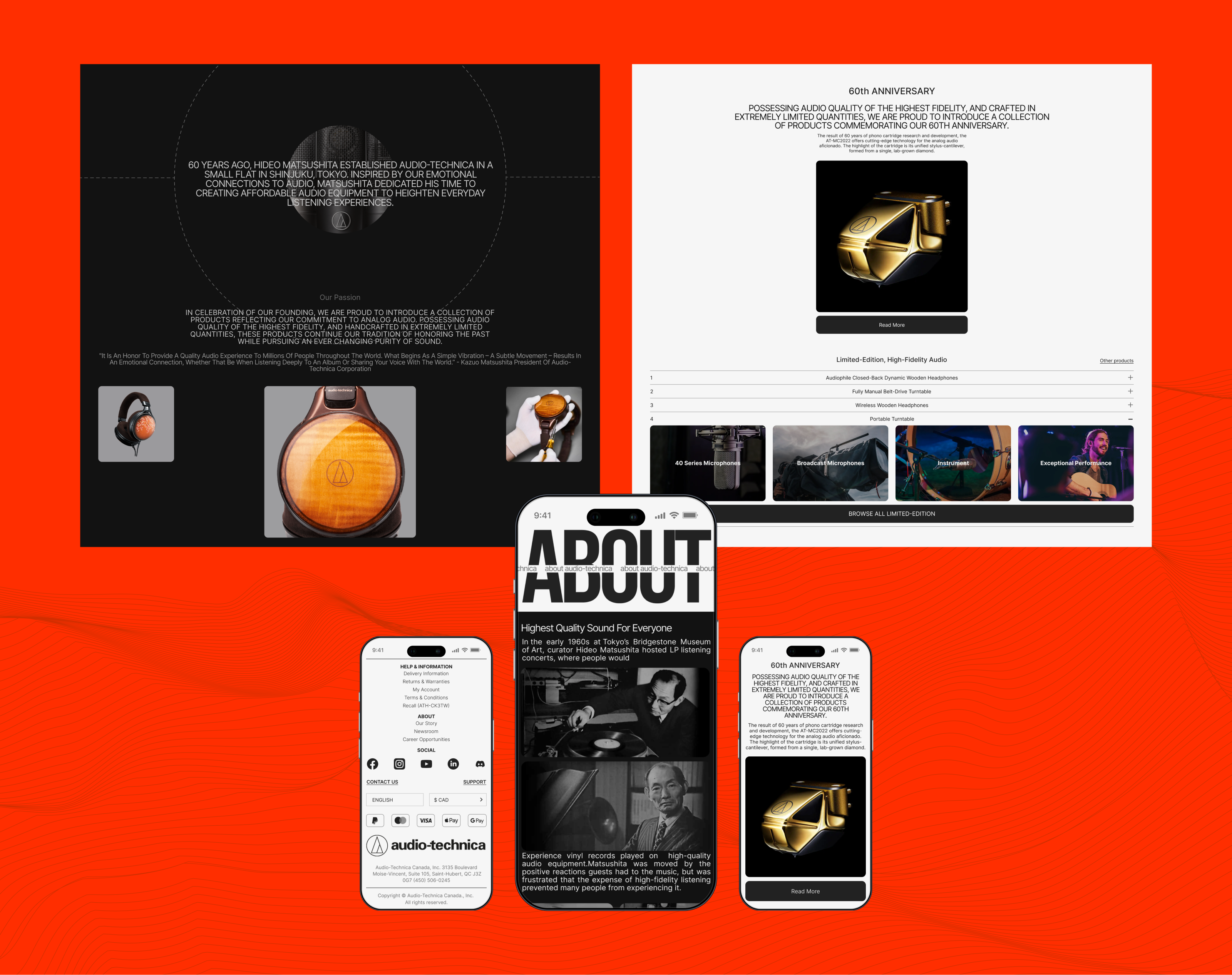Audio-Technica | E-commerce | Redesign — Изображение №13 — Интерфейсы, Брендинг на Dprofile