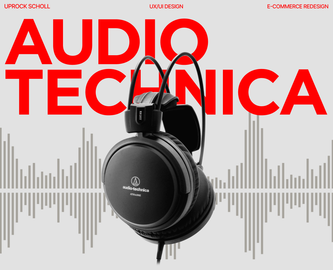 Audio-Technica | E-commerce | Redesign на Dprofile