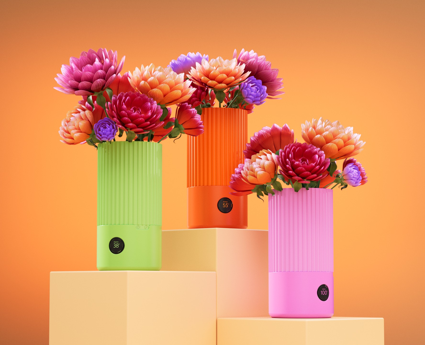 Concept Smart Vase — 3D, Анимация на Dprofile