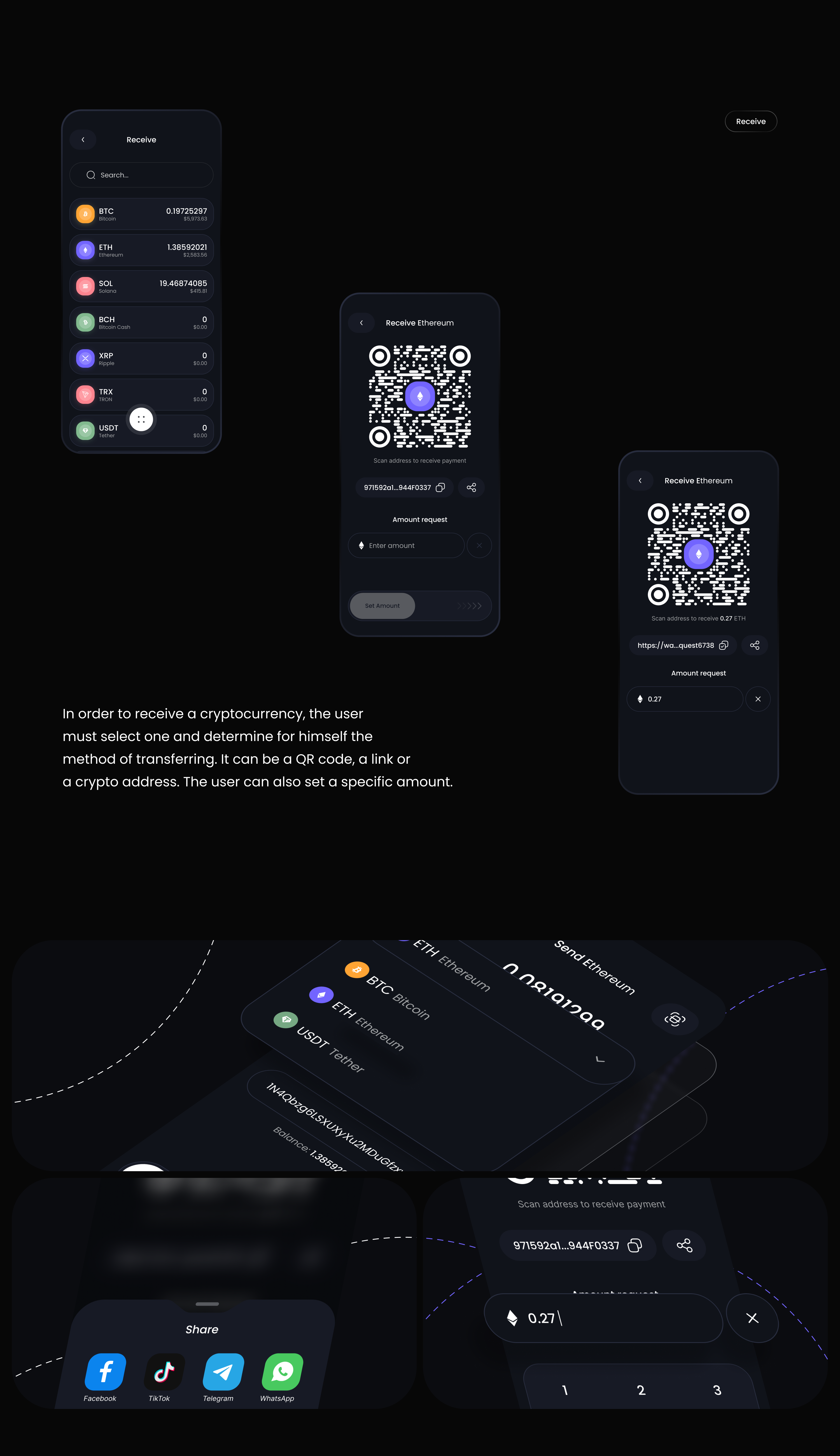 Crypto Wallet Mobile App — Изображение №7 — Интерфейсы на Dprofile