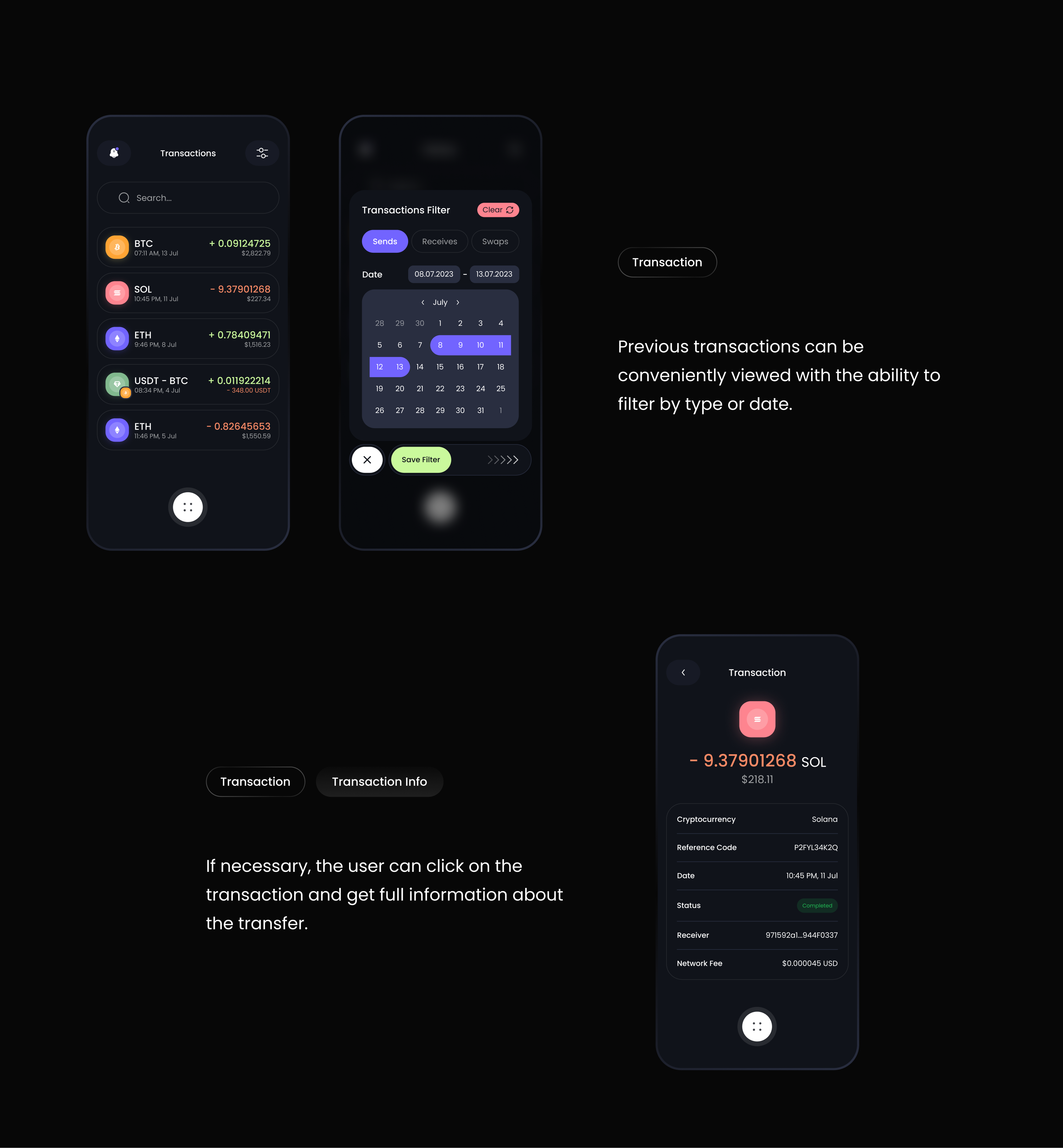 Crypto Wallet Mobile App — Изображение №14 — Интерфейсы на Dprofile
