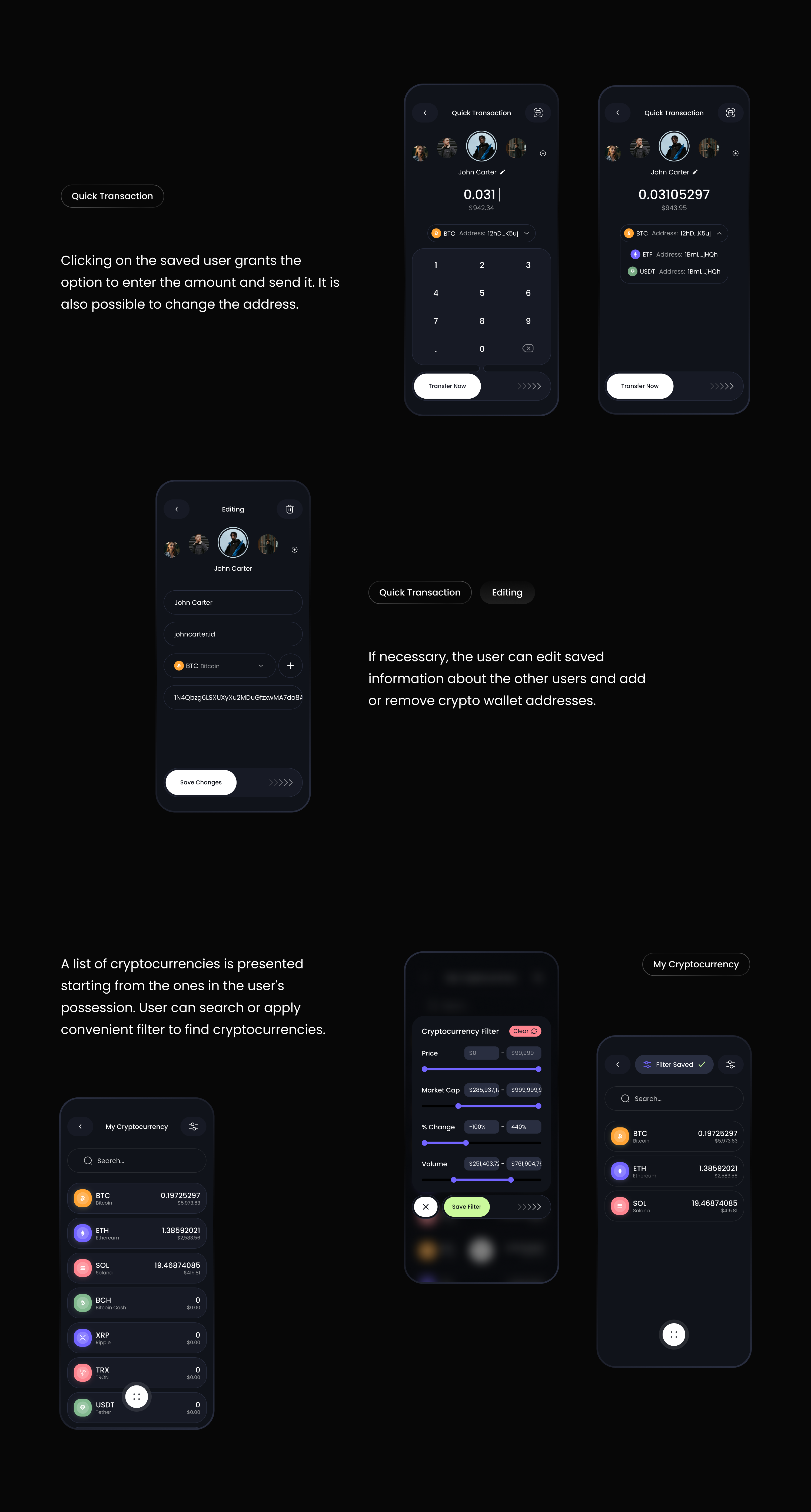 Crypto Wallet Mobile App — Изображение №9 — Интерфейсы на Dprofile