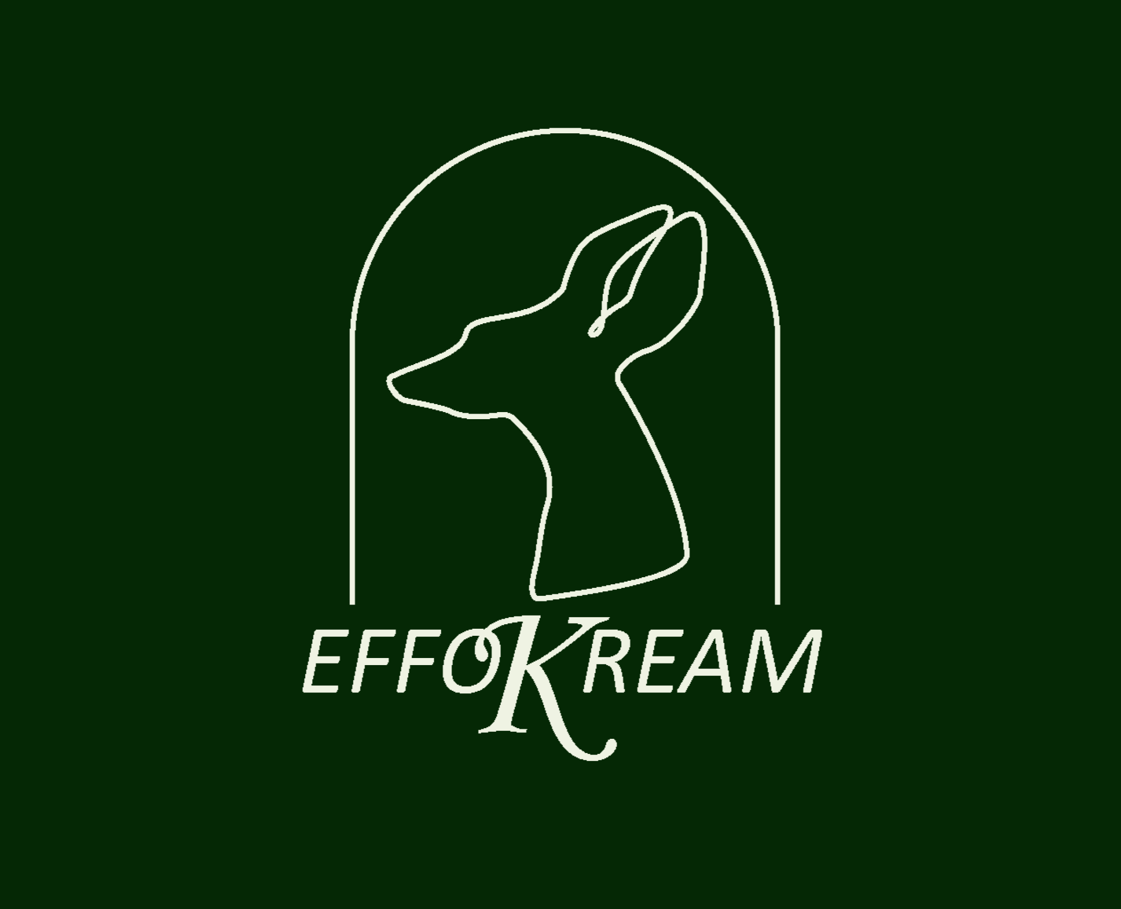 EFFOKREAM | Логотип кафе-мороженого | Фирменный стиль — Интерфейсы, Брендинг на Dprofile
