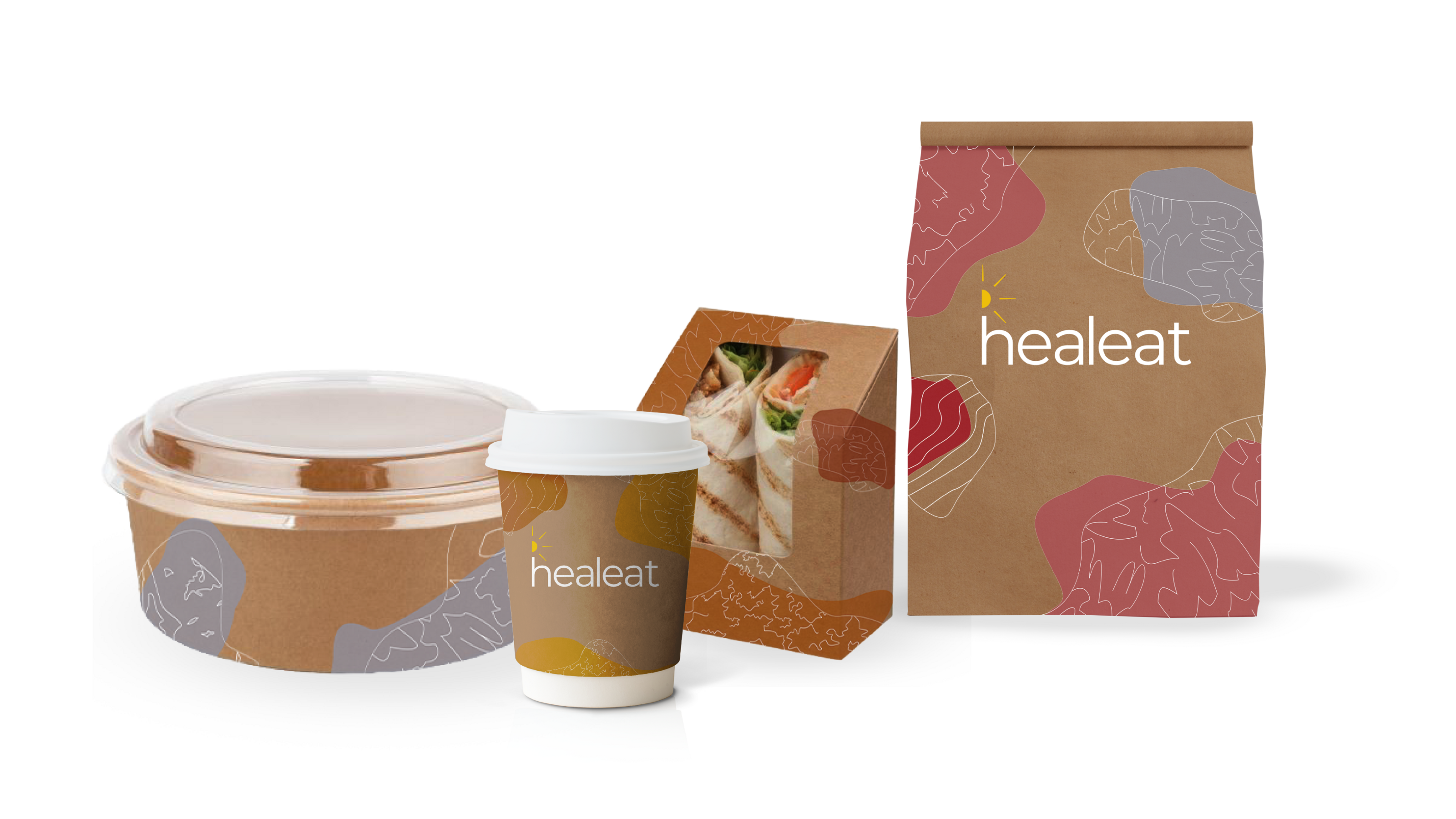 Фирменный стиль доставки healeat — Изображение №8 — Брендинг на Dprofile