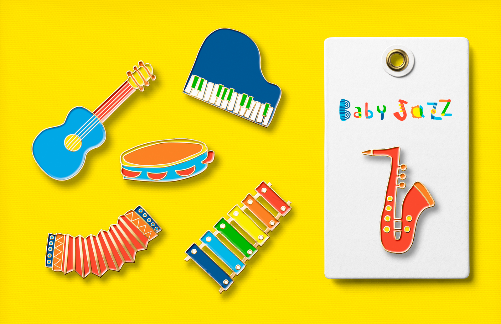 Baby Jazz —  концерты живой музыки для родителей с детьми — Изображение №3 — Брендинг, Иллюстрация на Dprofile