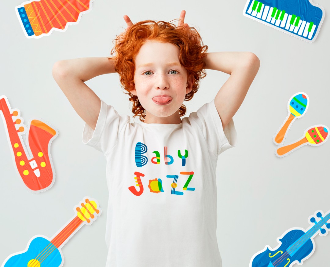 Baby Jazz —  концерты живой музыки для родителей с детьми — Брендинг, Иллюстрация на Dprofile