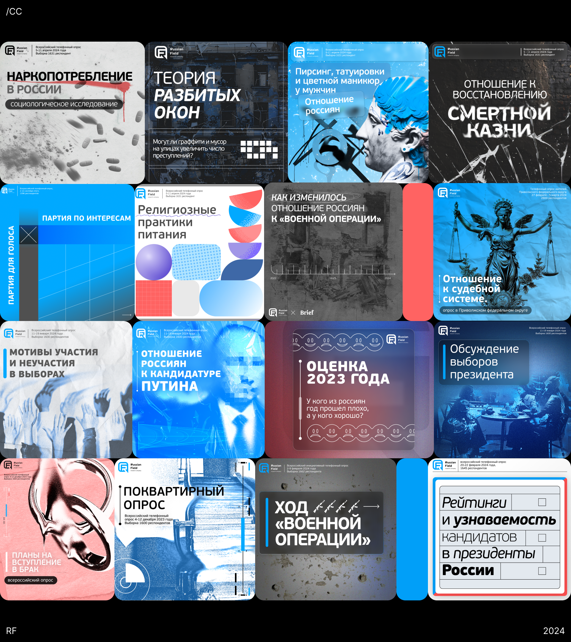 Обложки Russian Field 23/24 — Изображение №6 — Брендинг, Графика на Dprofile