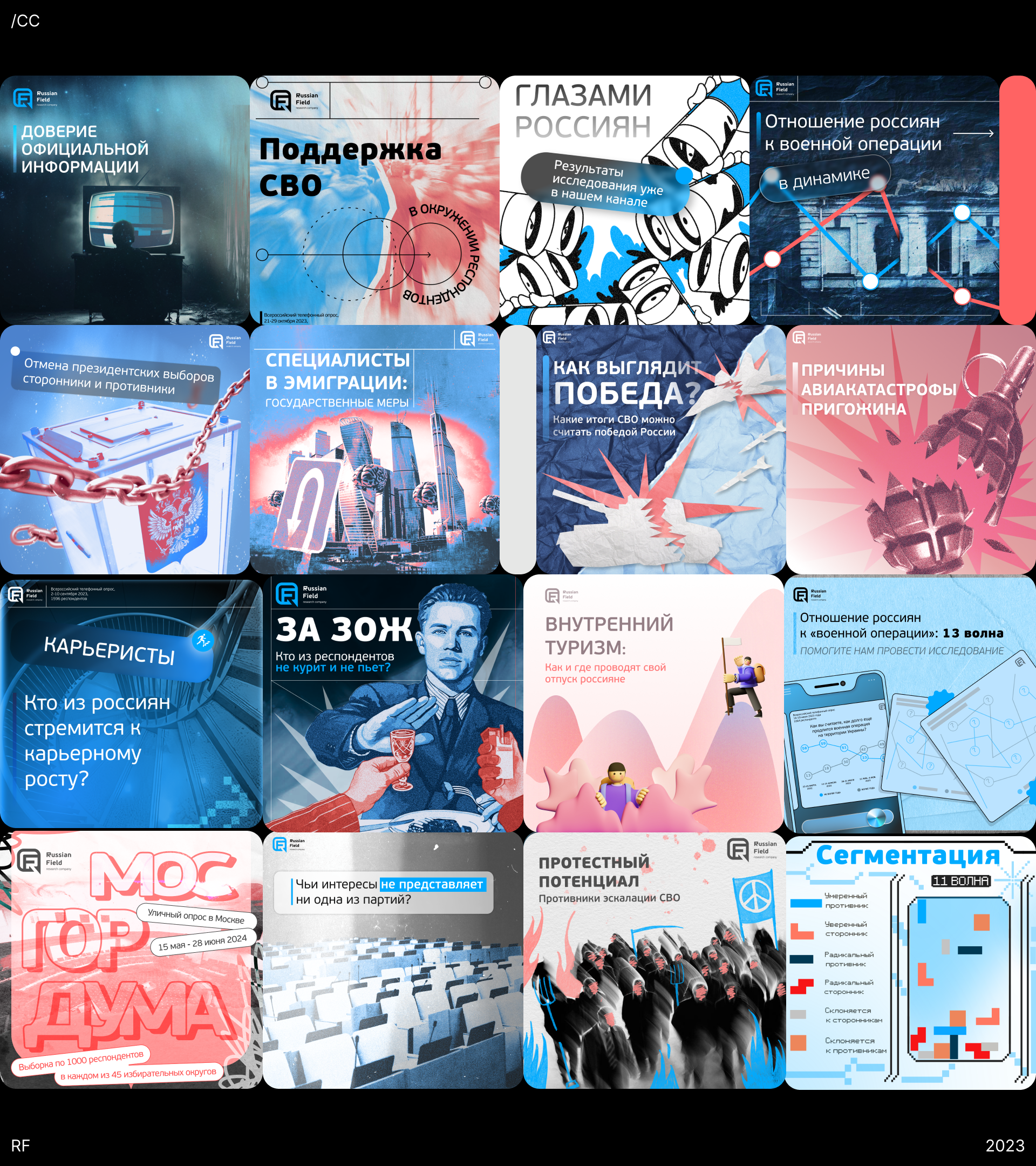 Обложки Russian Field 23/24 — Изображение №2 — Брендинг, Графика на Dprofile