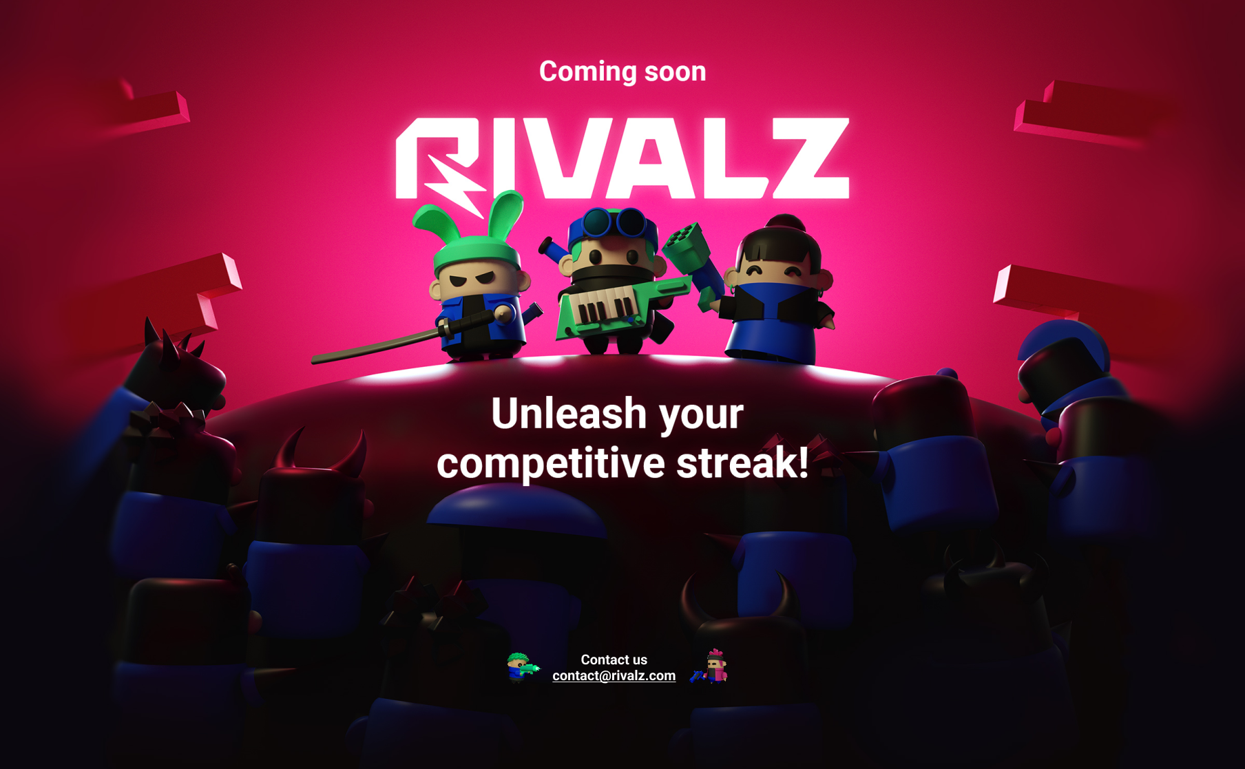 Rivalz: логотип и иллюстрации — Изображение №1 — Брендинг, 3D на Dprofile
