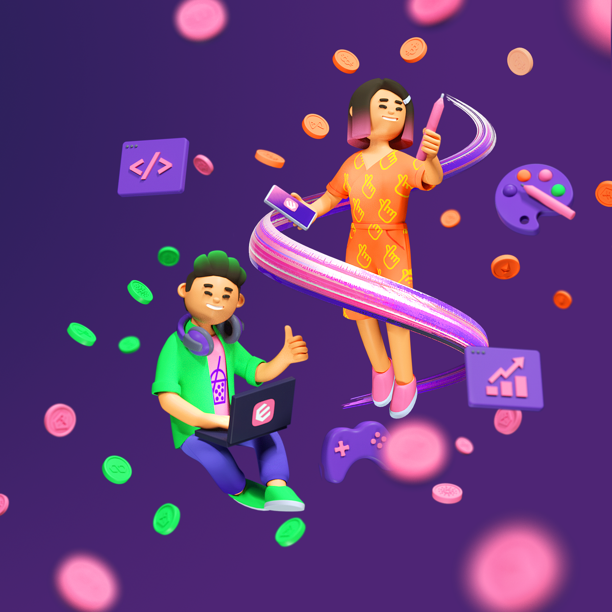 Иллюстрации для Equalt — Изображение №1 — Иллюстрация, 3D на Dprofile