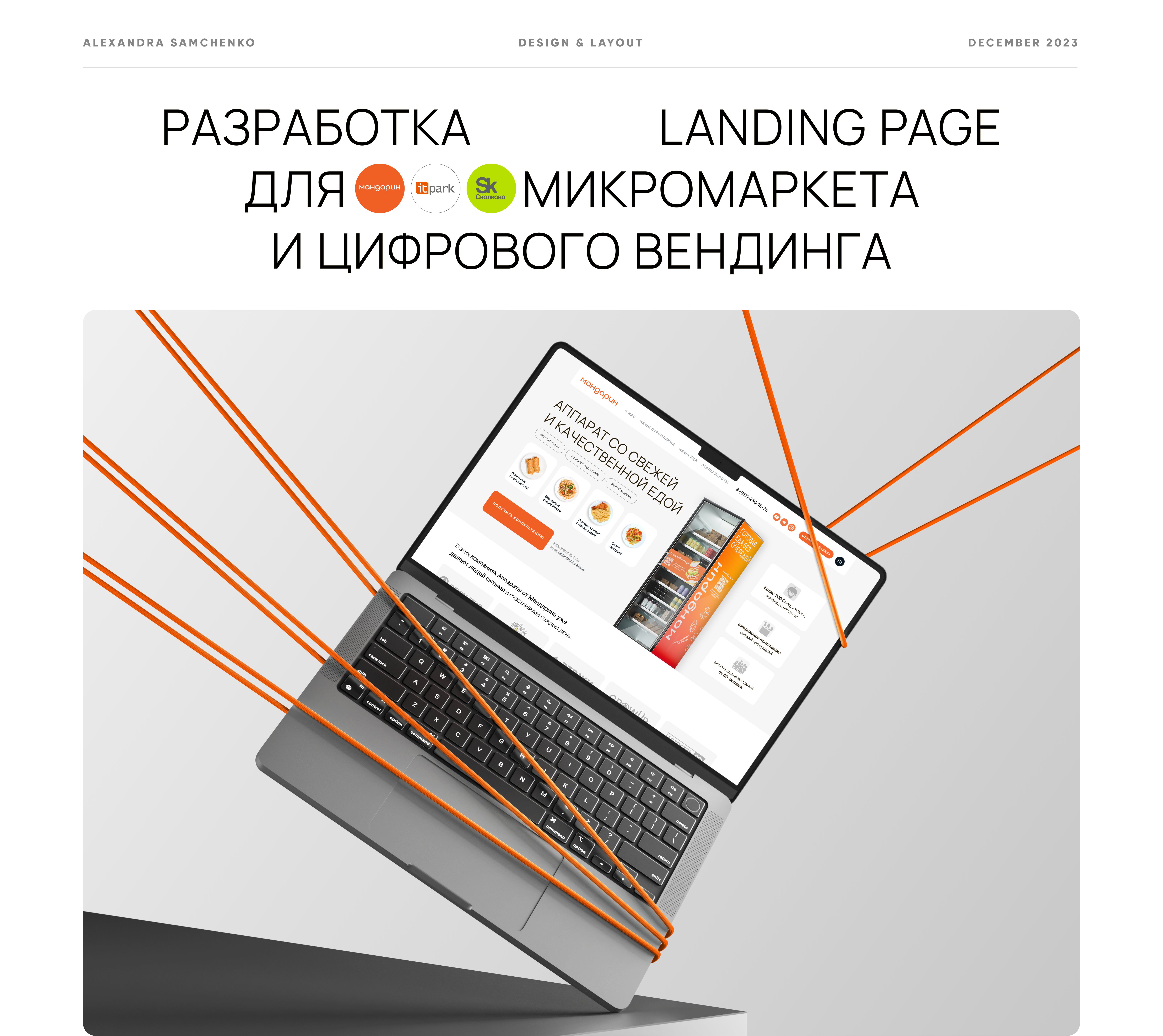 Лендинг для микромаркета и цифрового вендинга — Изображение №1 — Интерфейсы, Маркетинг на Dprofile
