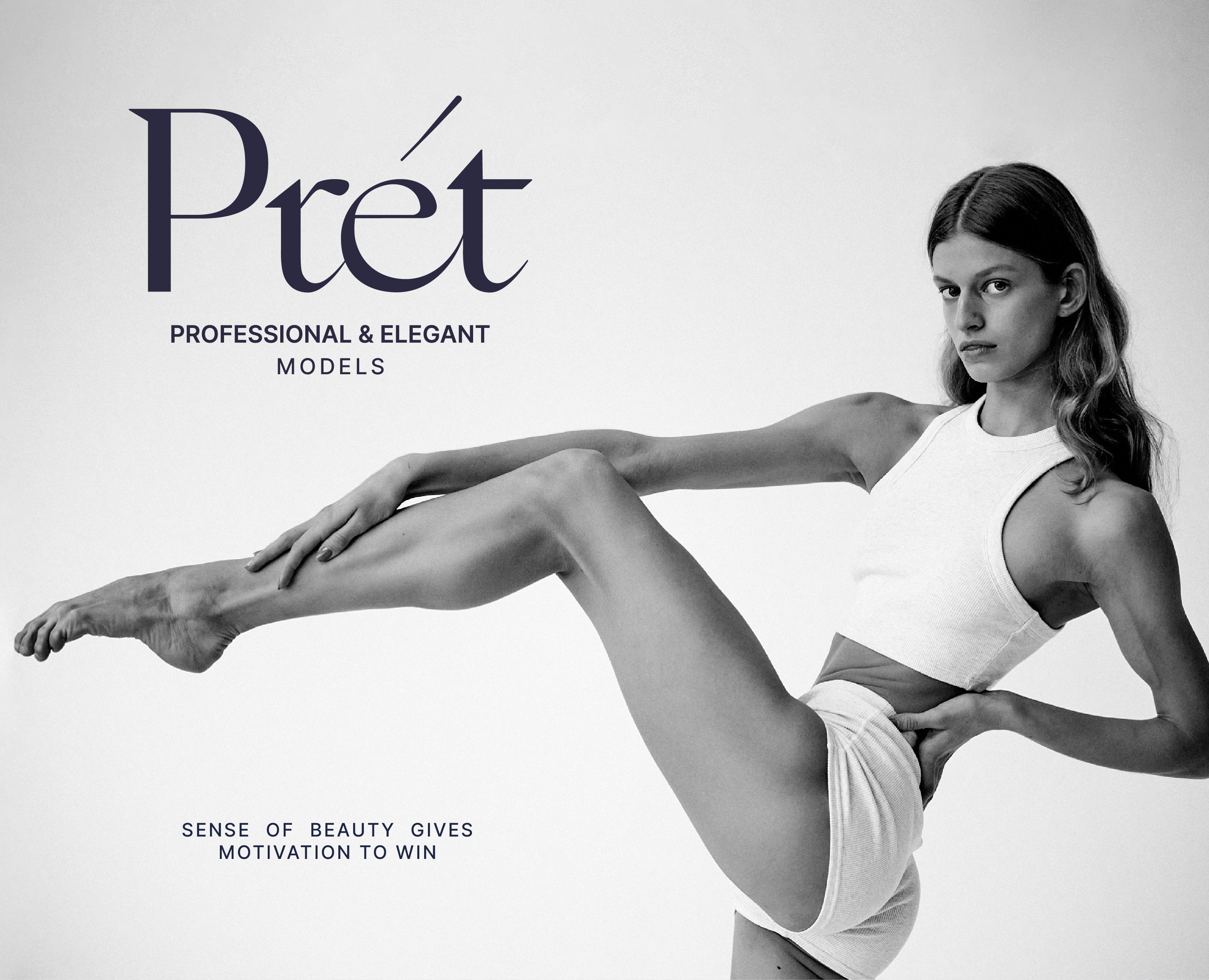Pret. Айдентика для модельного агентства — Брендинг на Dprofile