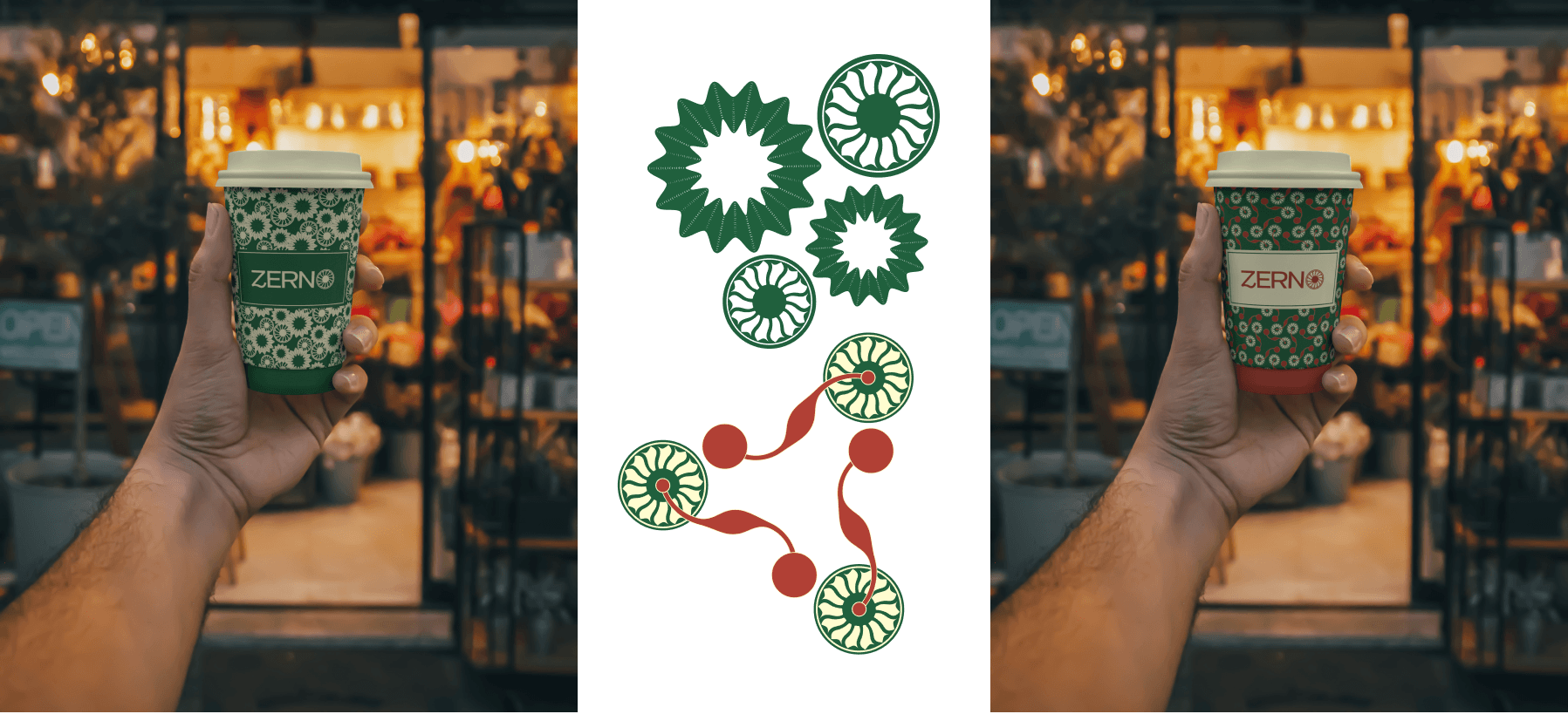 ZERNO_ребрендинг, кофейня//rebranding, cafe — Изображение №6 — Брендинг, Графика на Dprofile