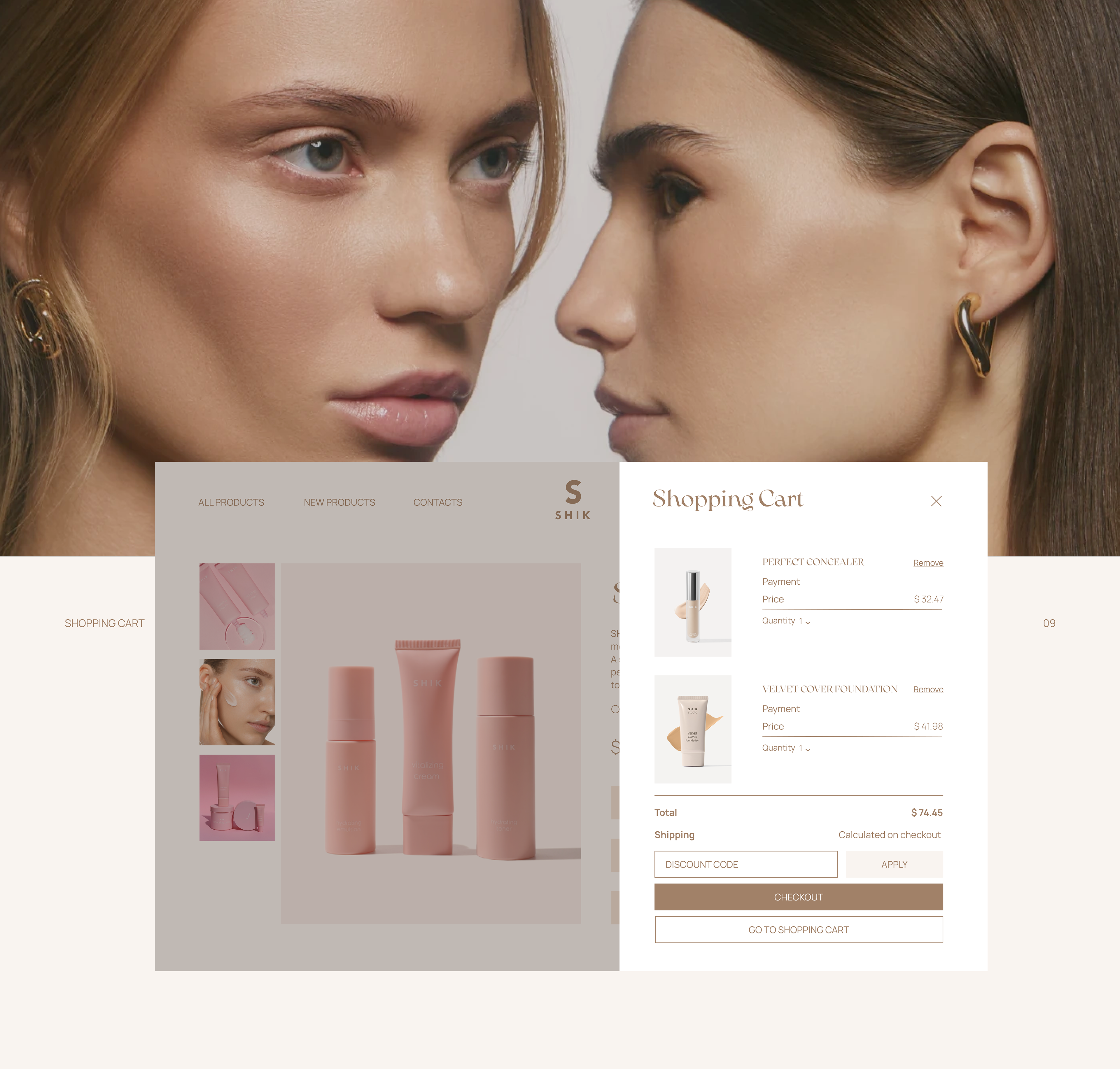 SHIK - online women's cosmetics store — Изображение №14 — Интерфейсы, Графика на Dprofile