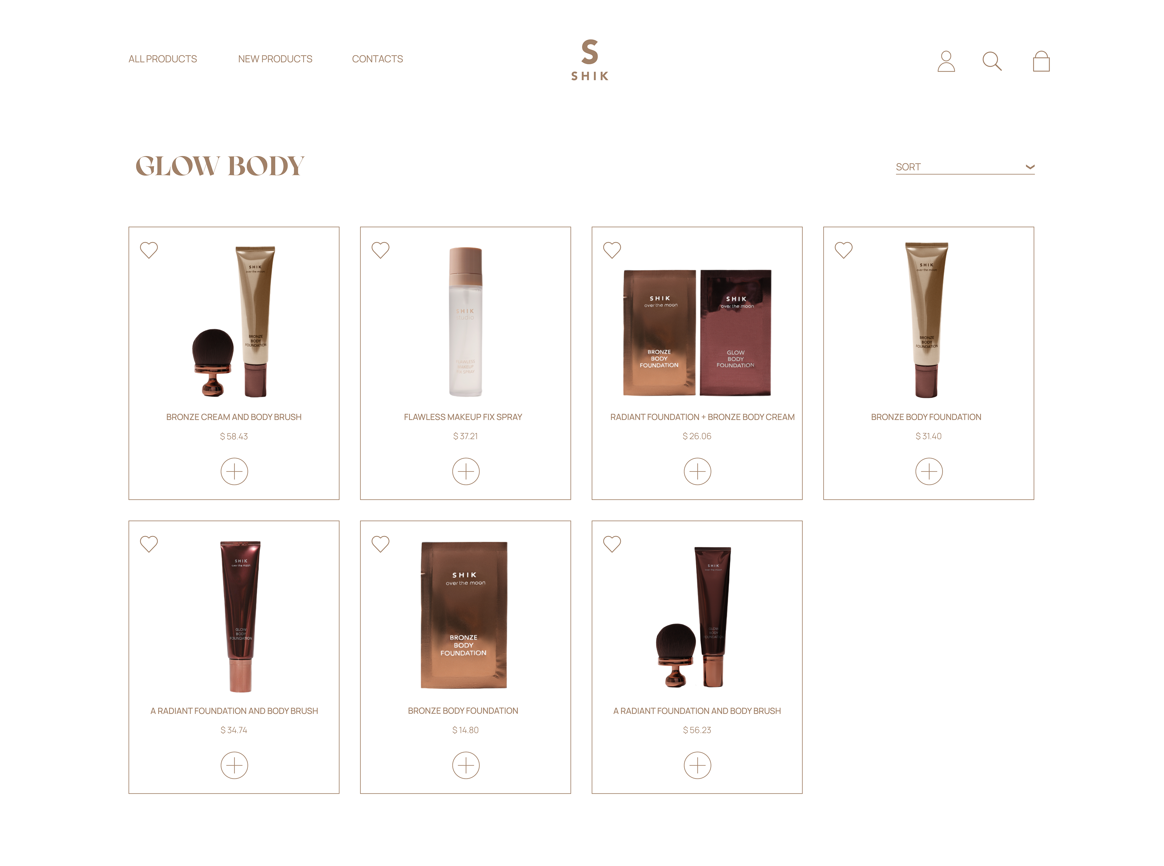 SHIK - online women's cosmetics store — Изображение №10 — Интерфейсы, Графика на Dprofile