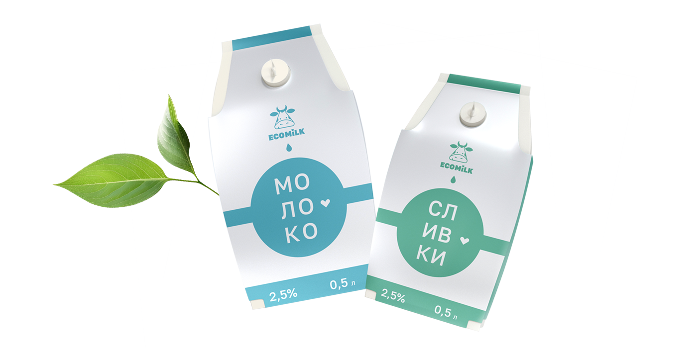 Айдентика EcoMilk — Изображение №8 — Брендинг на Dprofile