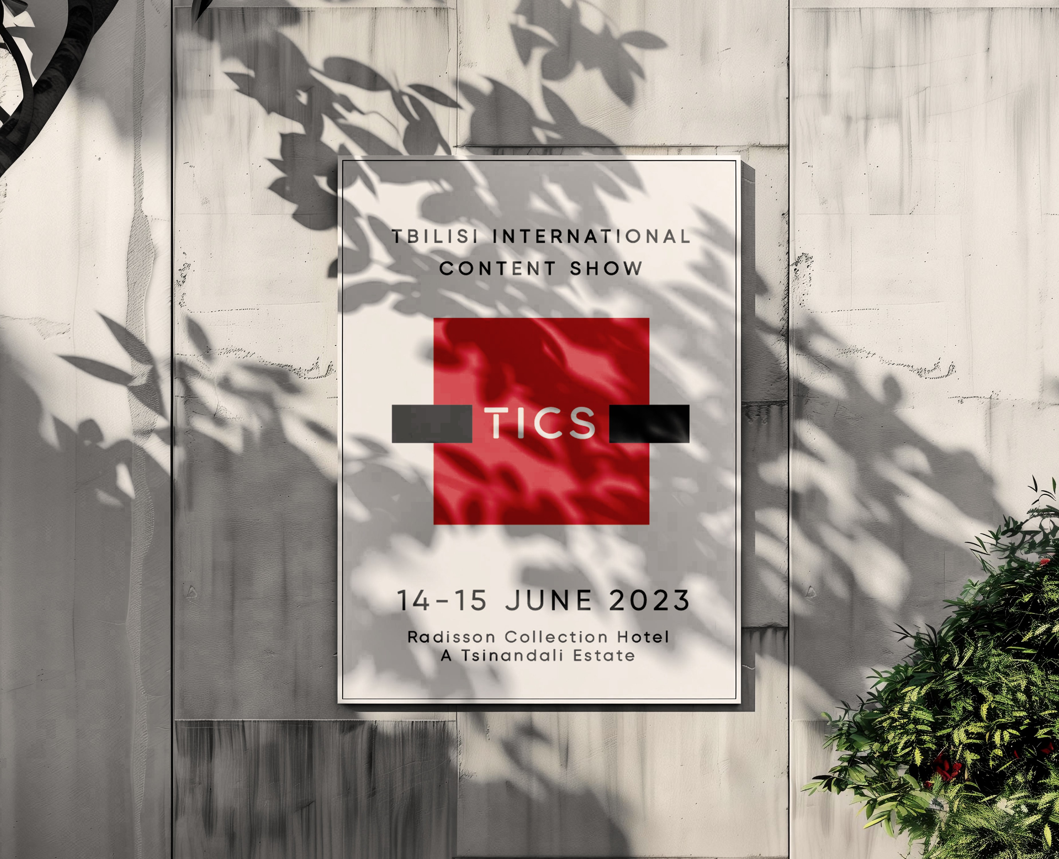 TICS Tbilisi International Content Show — Брендинг, Графика на Dprofile