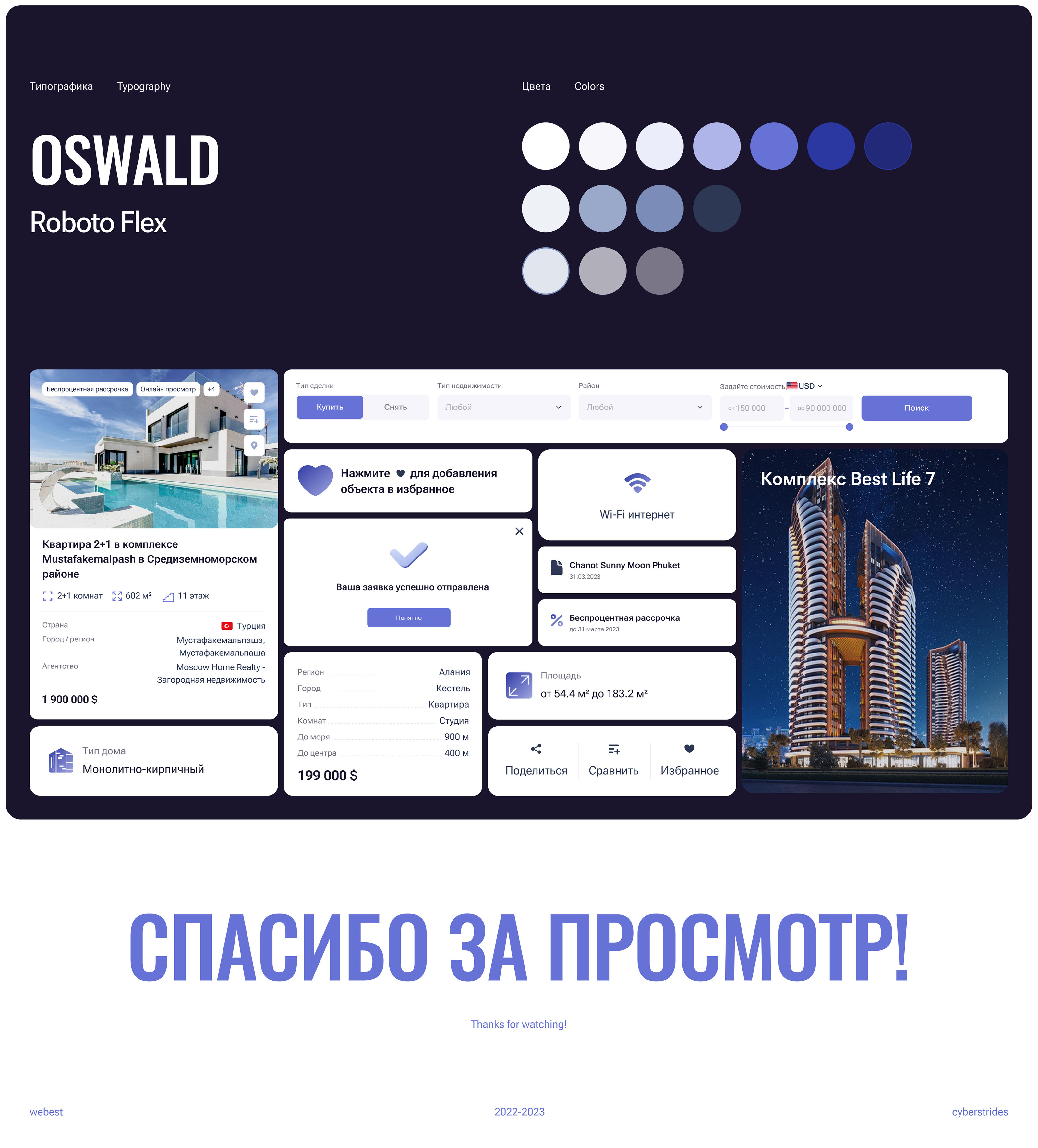 GEORID – Real Estate UX/UI — Изображение №16 — Интерфейсы, Брендинг на Dprofile