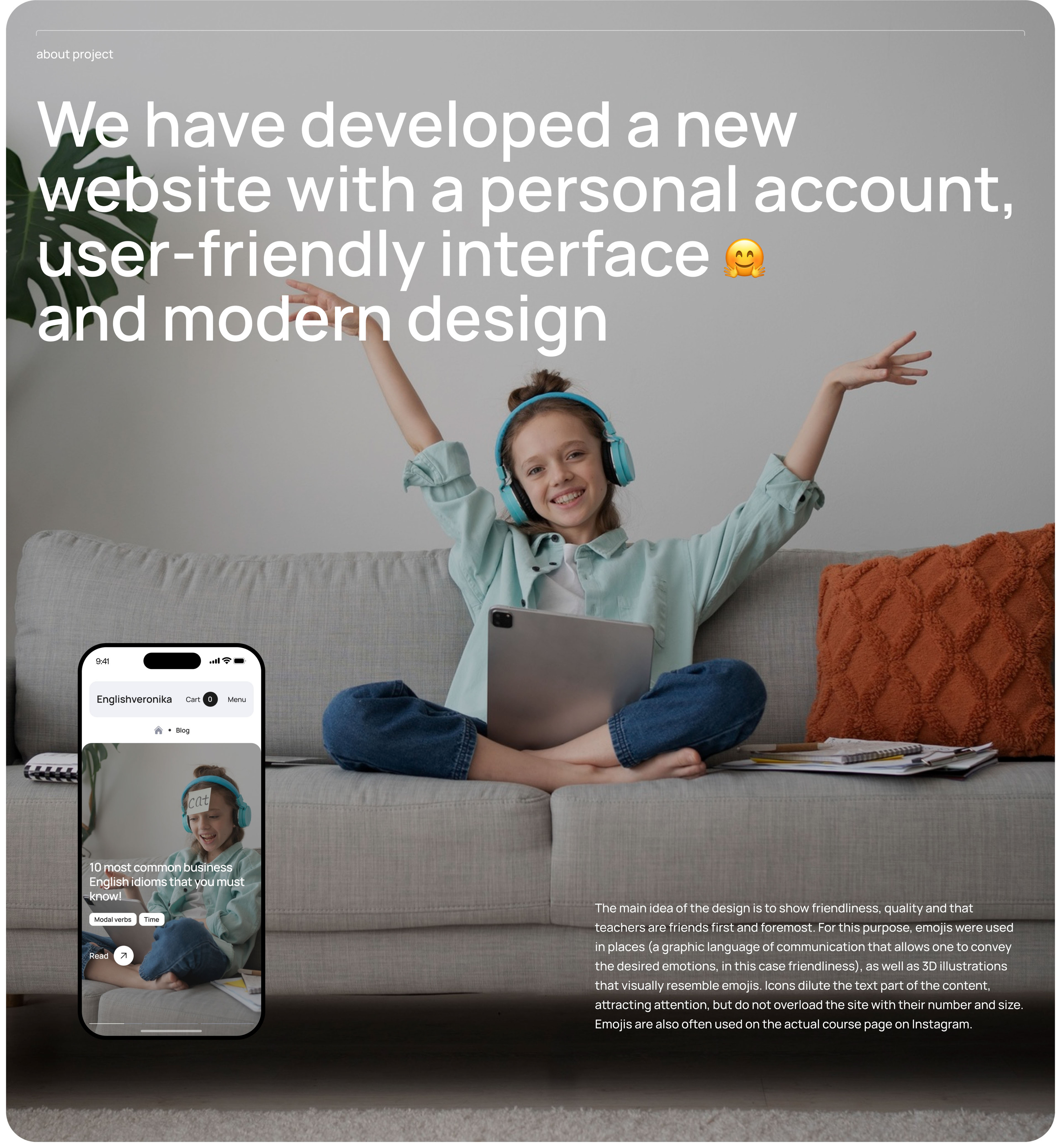 EnglishVeronika – Educational platform — Изображение №5 — Интерфейсы на Dprofile