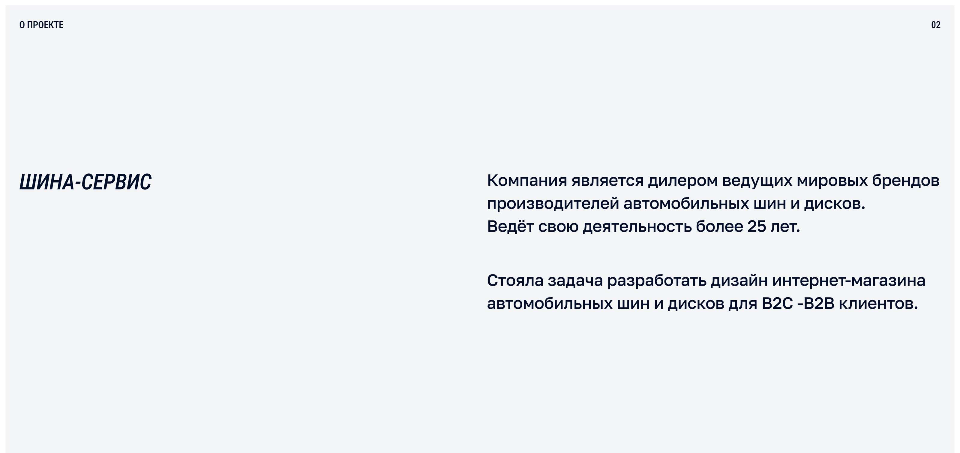 ШИНА-СЕРВИС – E-COMMERCE — Изображение №2 — Интерфейсы на Dprofile