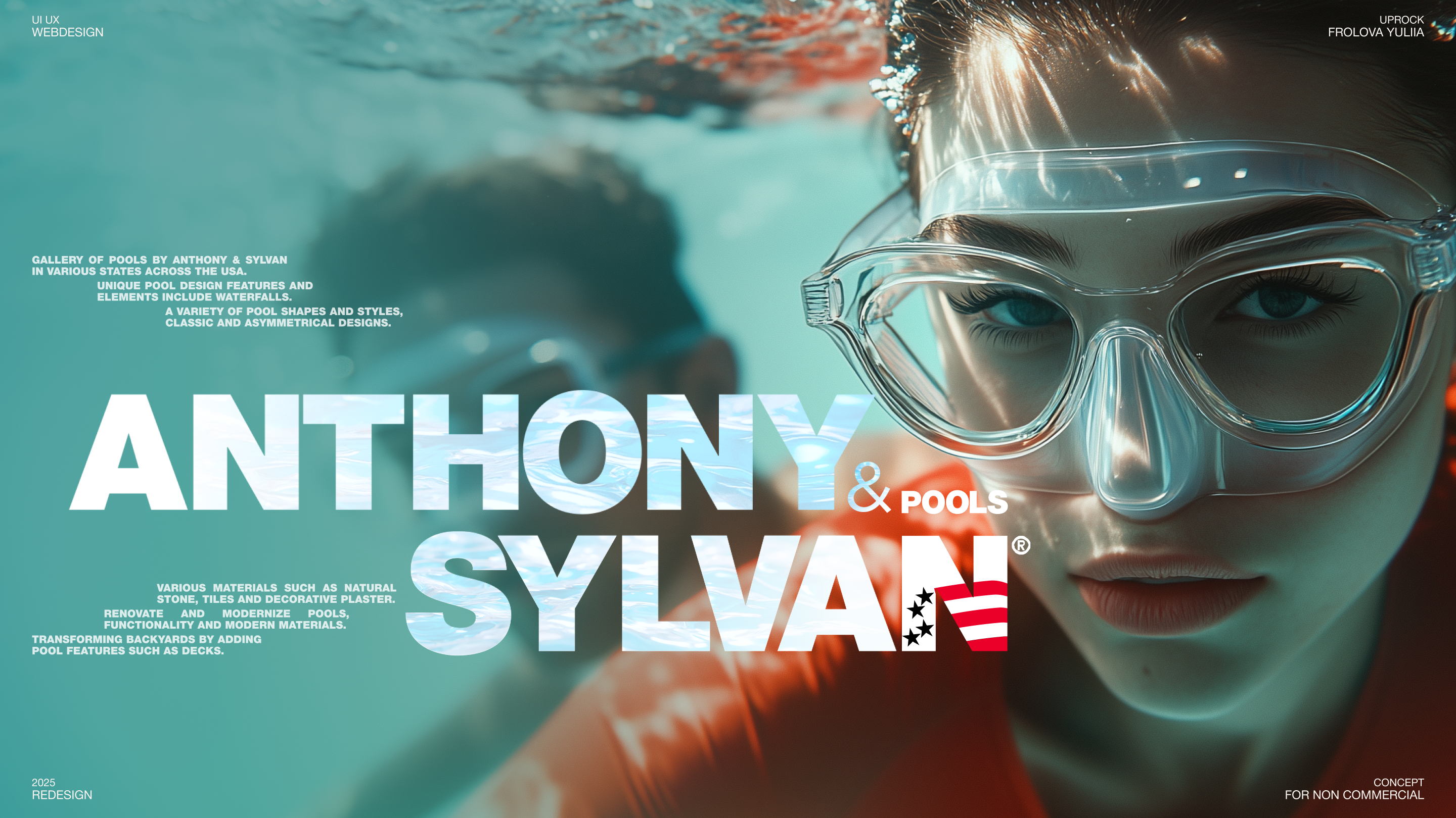 Anthony & Sylvan Pools Corporate Website Redesign — Изображение №1 — Интерфейсы, Брендинг на Dprofile