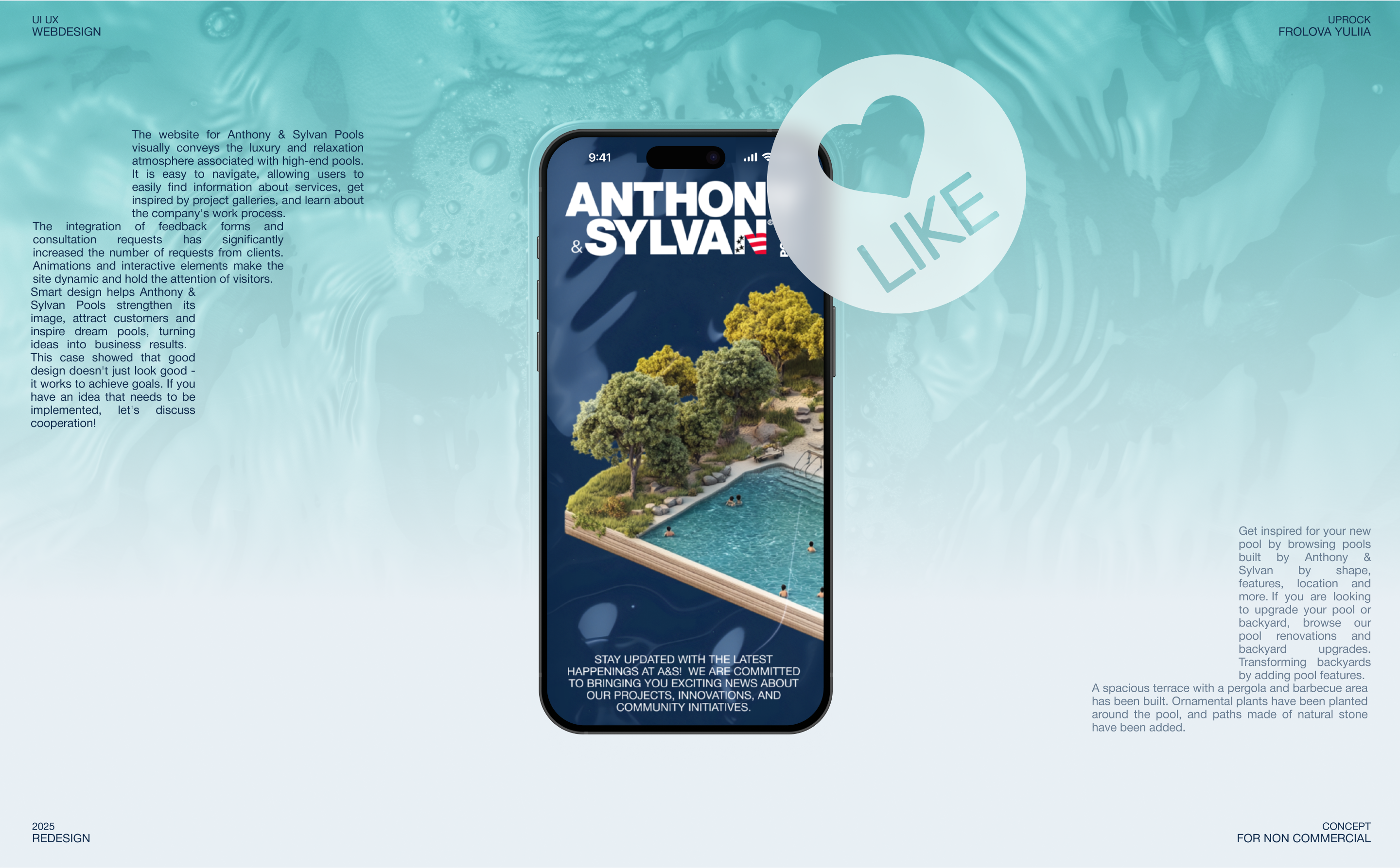 Anthony & Sylvan Pools Corporate Website Redesign — Изображение №12 — Интерфейсы, Брендинг на Dprofile