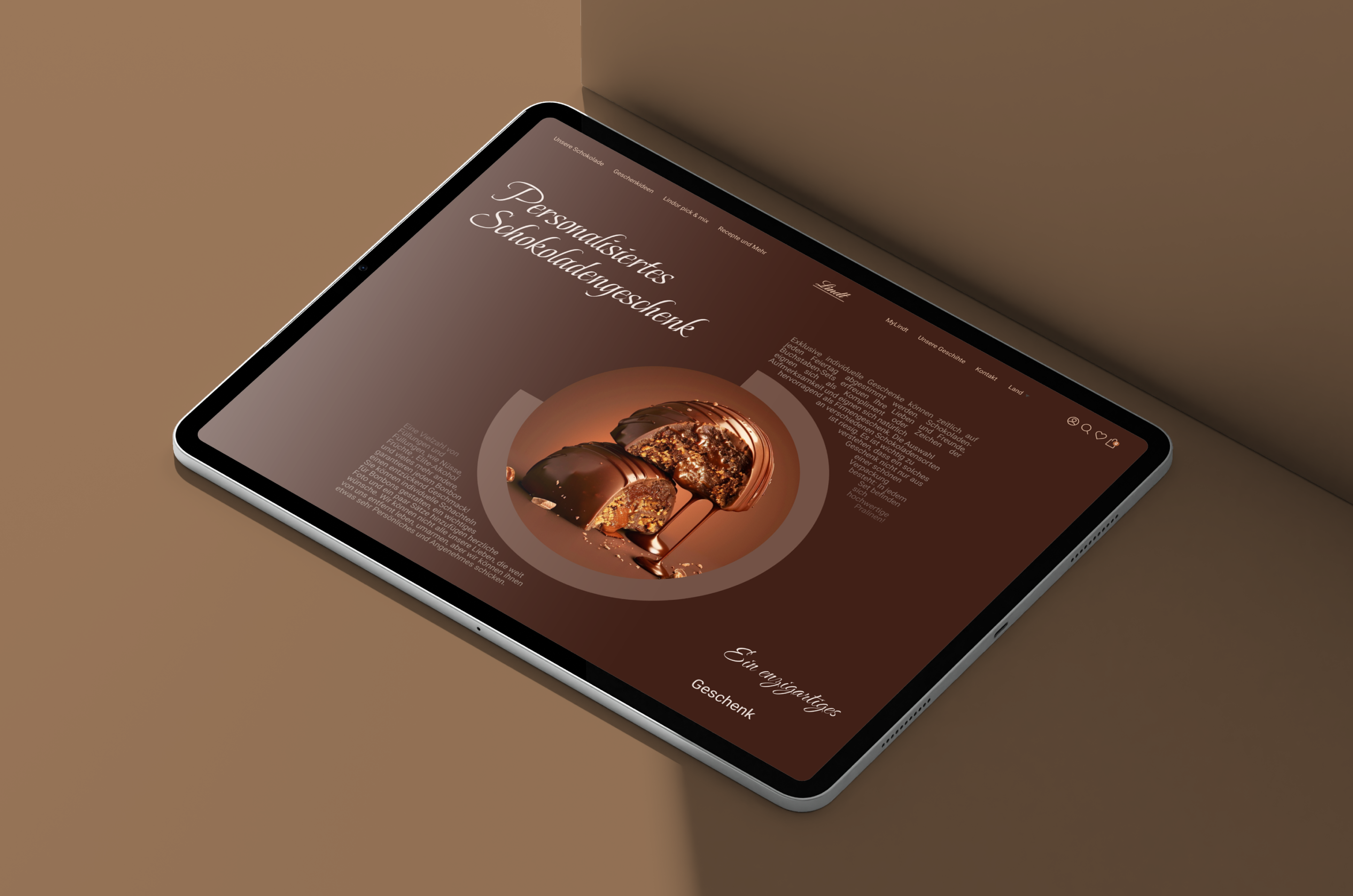 Lindt's Digital Sweet Luxury: UI/UX Design — Изображение №20 — Интерфейсы, Брендинг на Dprofile