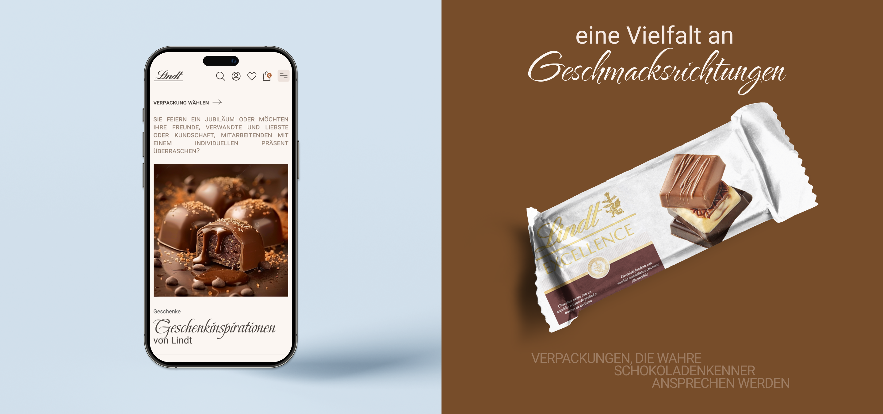Lindt's Digital Sweet Luxury: UI/UX Design — Изображение №18 — Интерфейсы, Брендинг на Dprofile