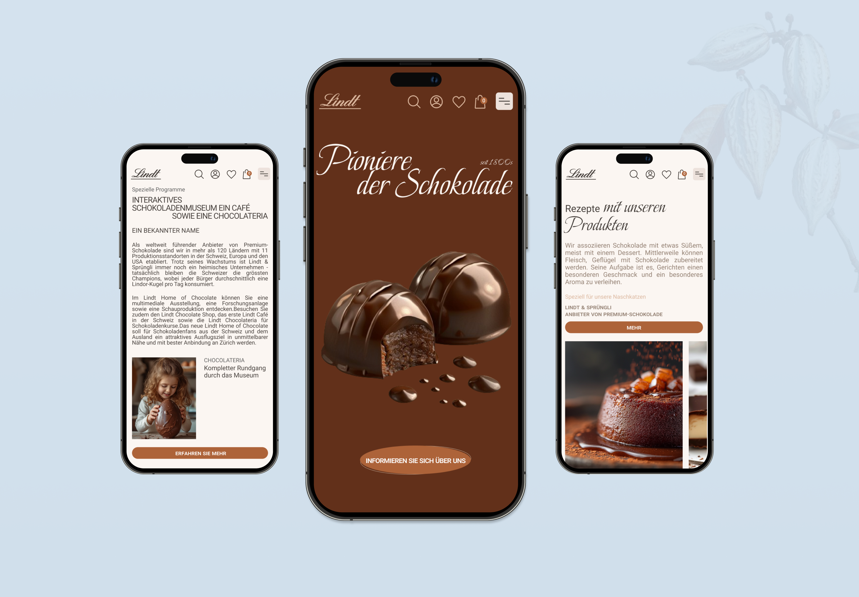 Lindt's Digital Sweet Luxury: UI/UX Design — Изображение №12 — Интерфейсы, Брендинг на Dprofile