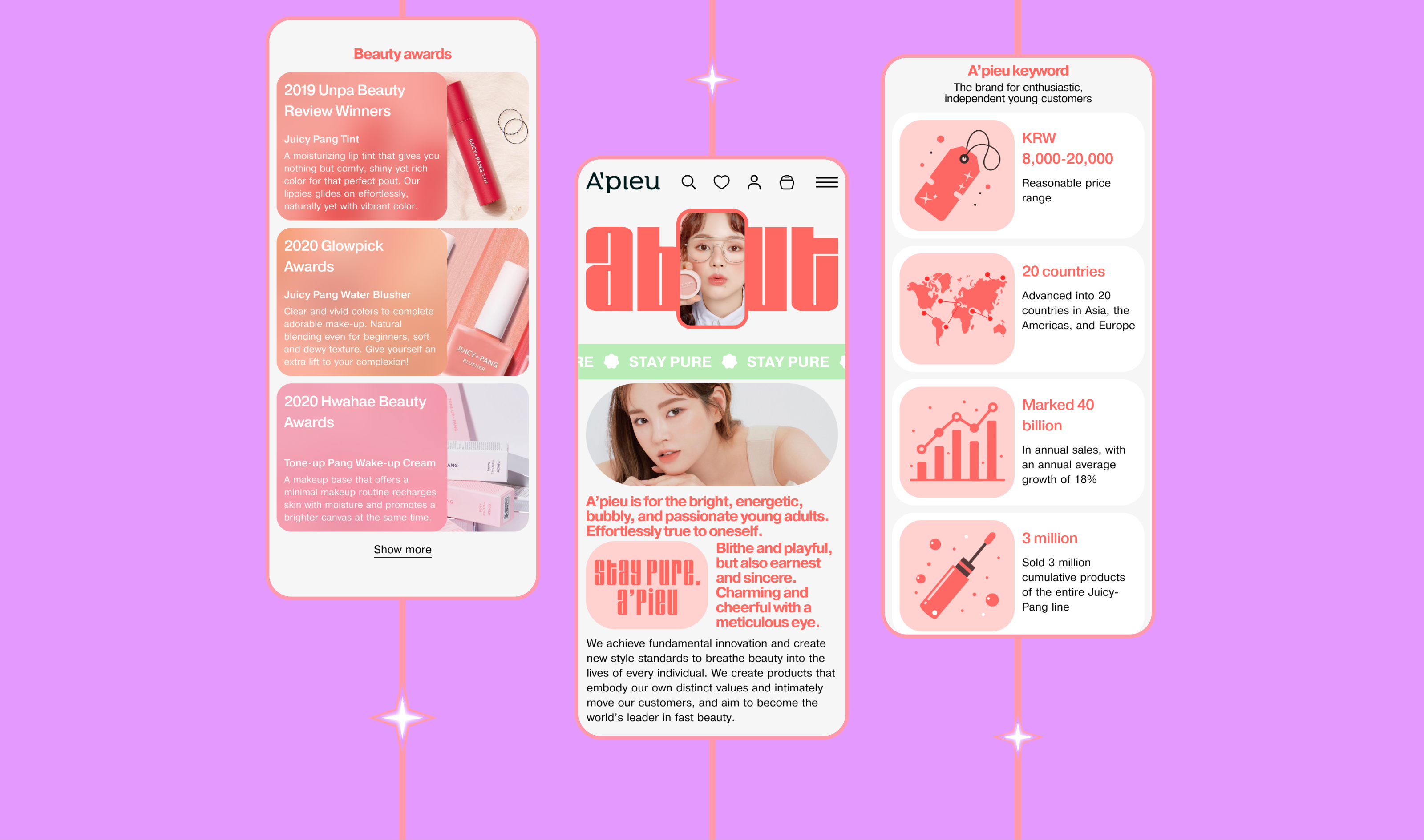 A'pieu / E-commerce — Изображение №13 — Интерфейсы, Брендинг на Dprofile