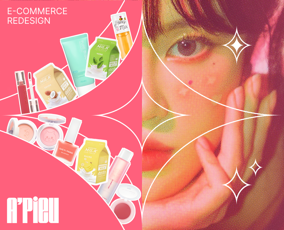 A'pieu / E-commerce — Интерфейсы, Брендинг на Dprofile