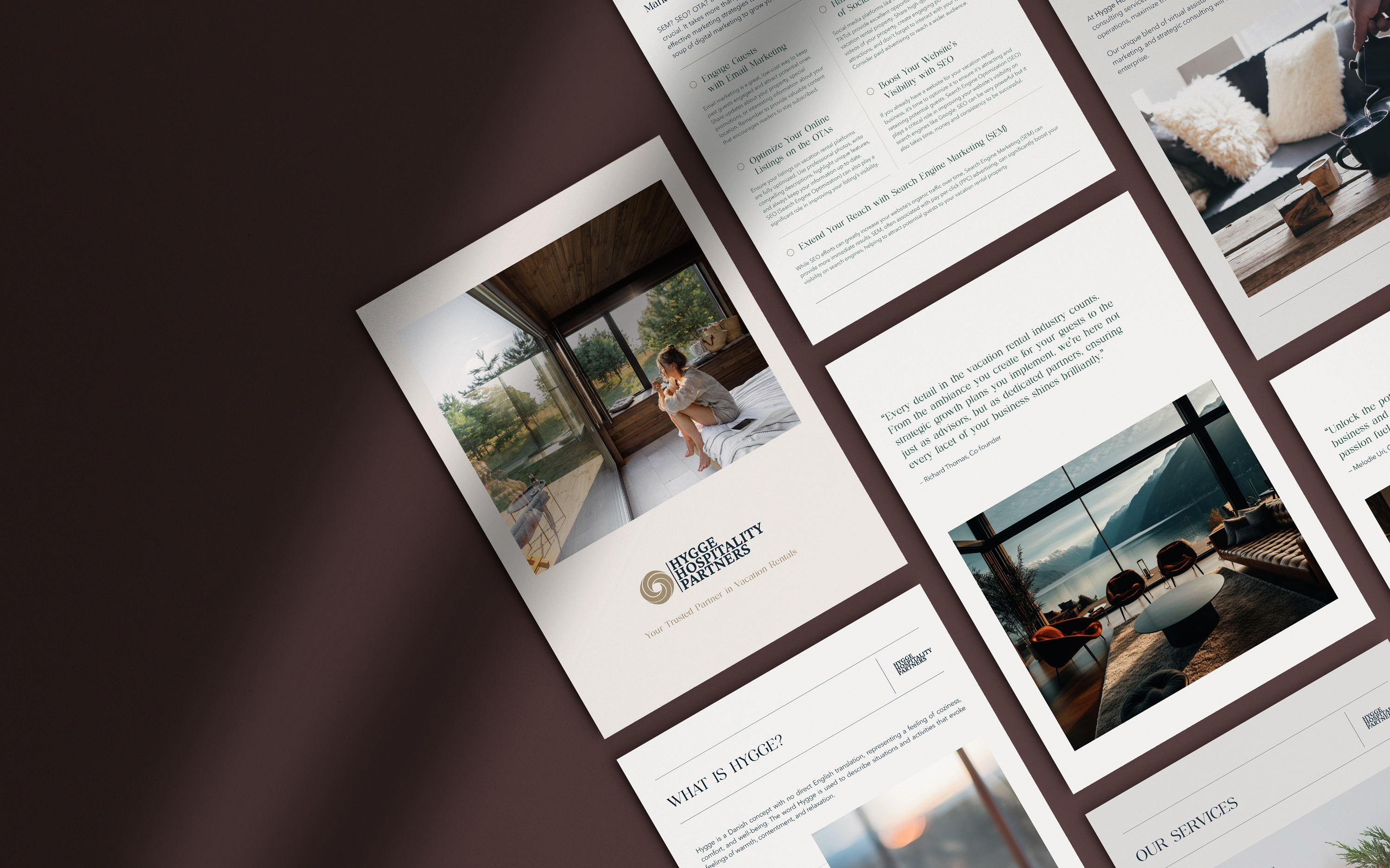 брошюра Hygge Hospitality — Изображение №5 — Графика на Dprofile
