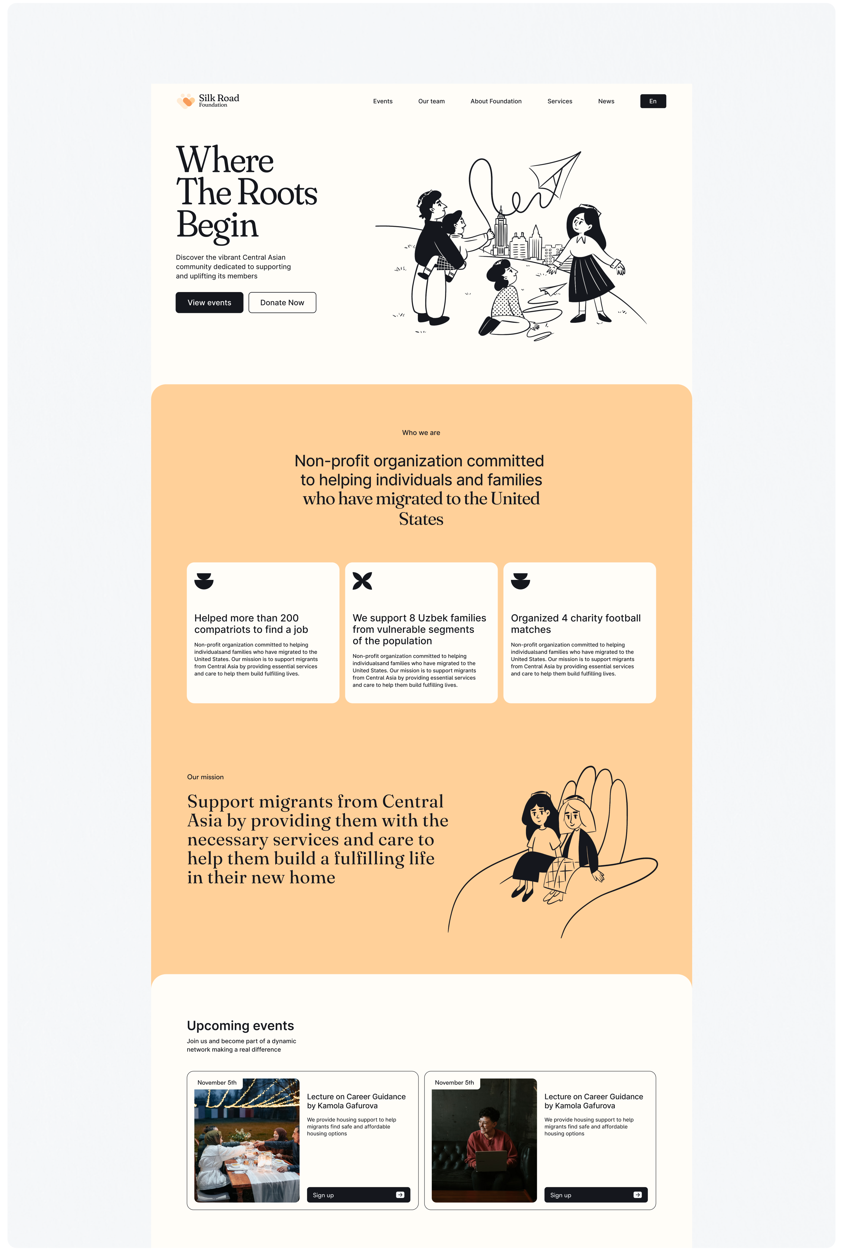 Silk Road Foundation. Branding & Digital communication — Изображение №15 — Брендинг, Иллюстрация на Dprofile