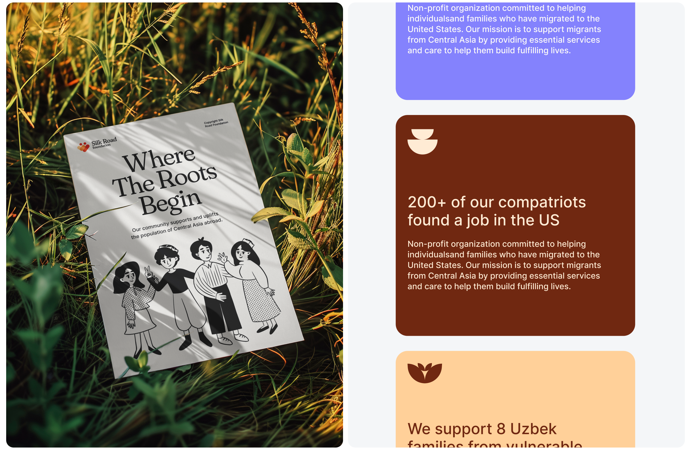 Silk Road Foundation. Branding & Digital communication — Изображение №10 — Брендинг, Иллюстрация на Dprofile