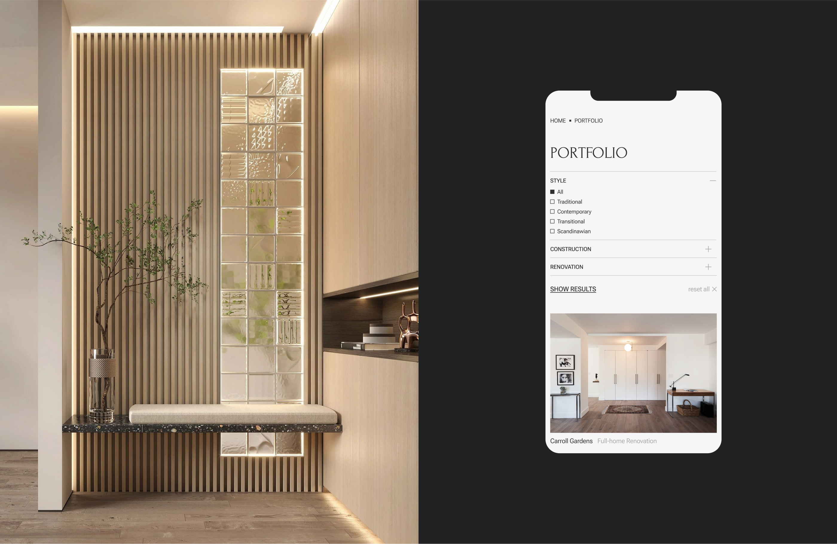 United Elite Group. Redesign of web-site for NYC brand — Изображение №9 — Интерфейсы на Dprofile
