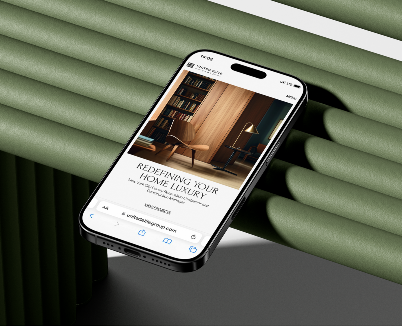 United Elite Group. Redesign of web-site for NYC brand — Интерфейсы на Dprofile