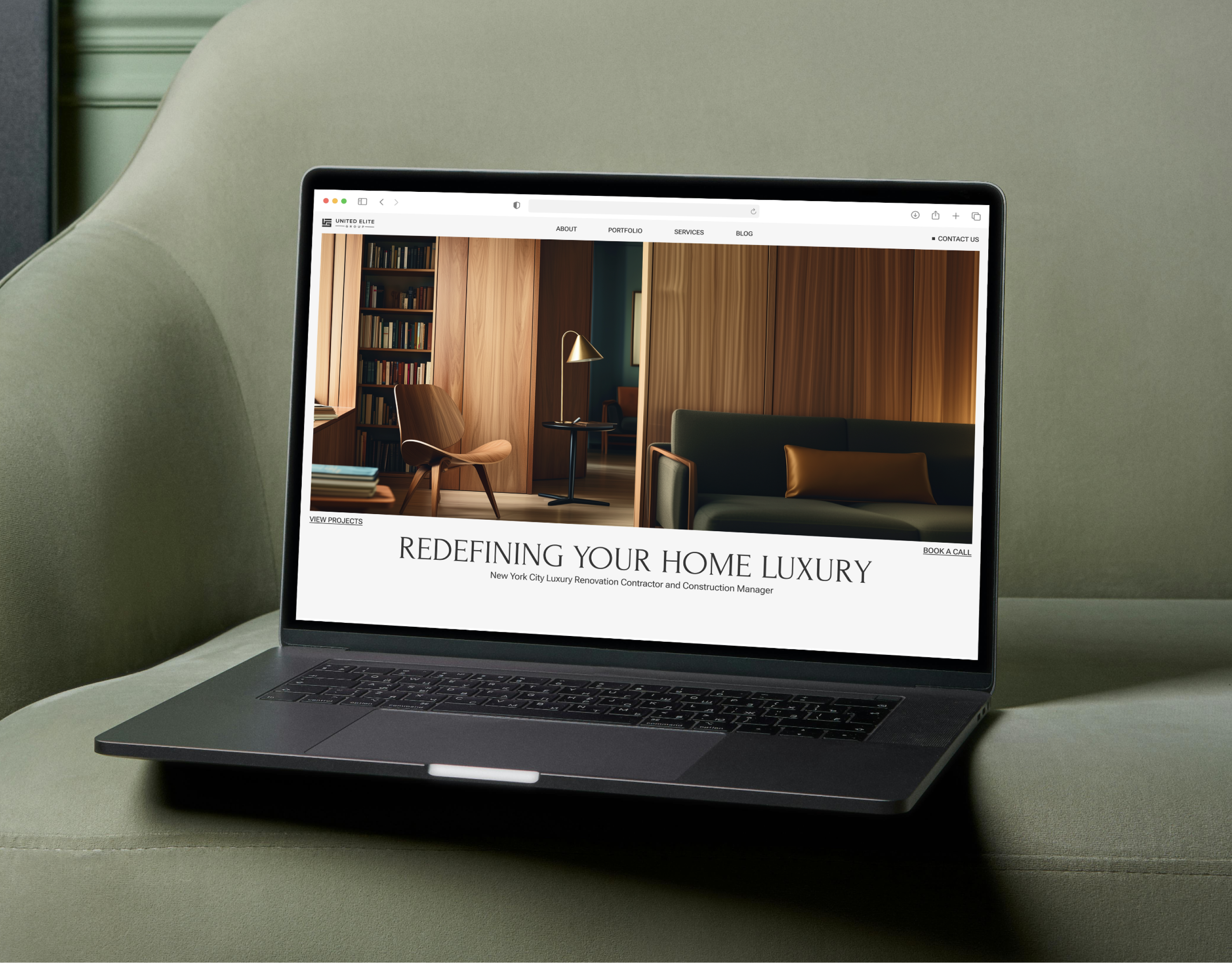 United Elite Group. Redesign of web-site for NYC brand — Изображение №5 — Интерфейсы на Dprofile