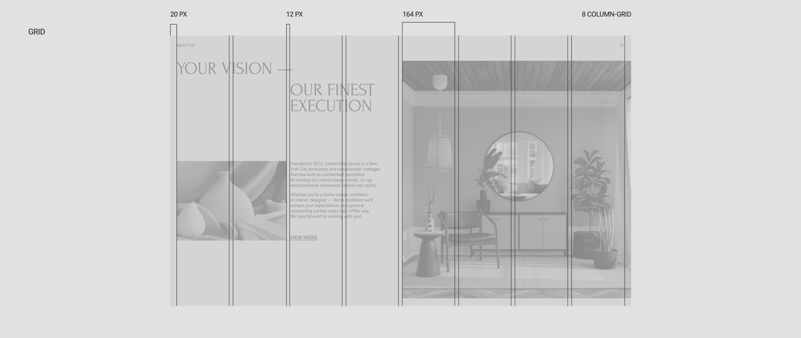 United Elite Group. Redesign of web-site for NYC brand — Изображение №4 — Интерфейсы на Dprofile