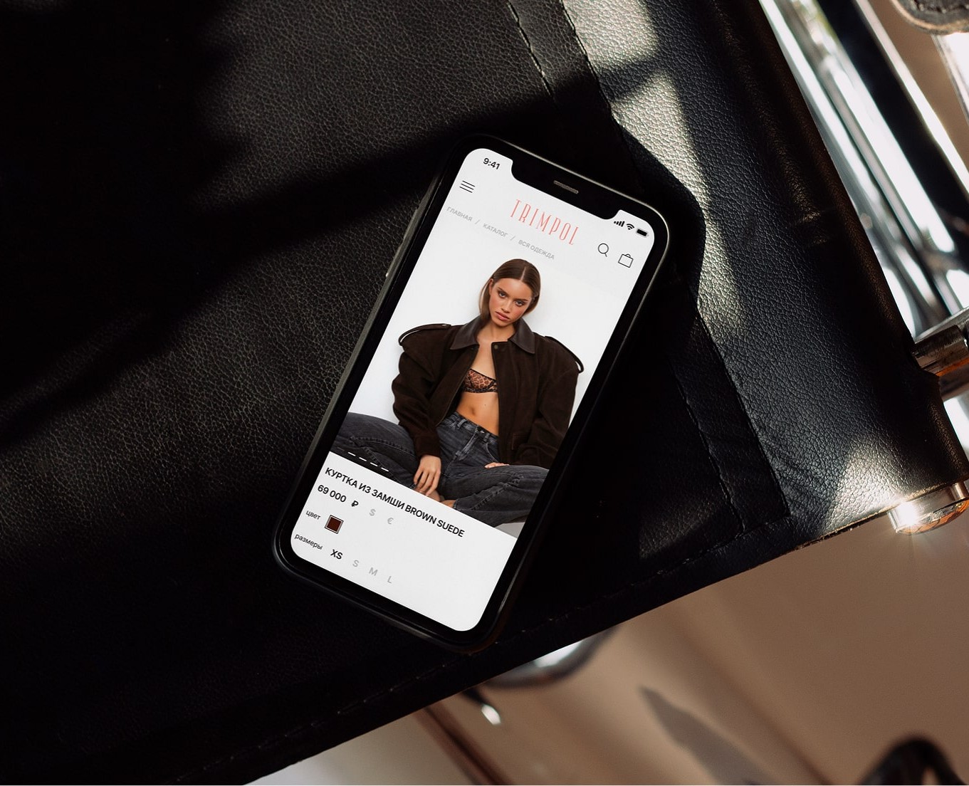 TRIMPOL — Fashion brand. UX+UI & Creative — Интерфейсы, Маркетинг на Dprofile