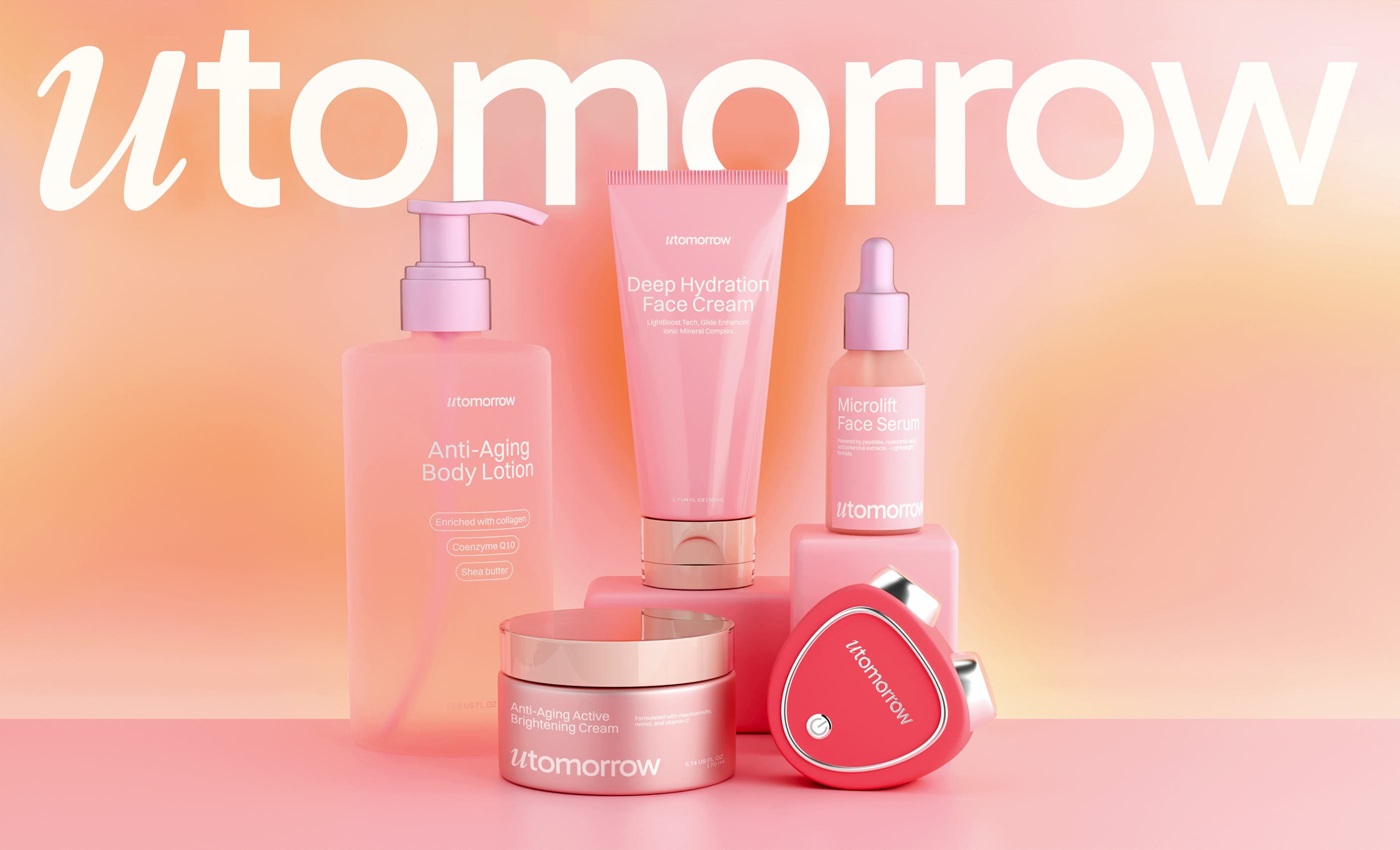 Utomorrow – бренд косметики и бьюти-гаджетов — Изображение №1 — Брендинг на Dprofile