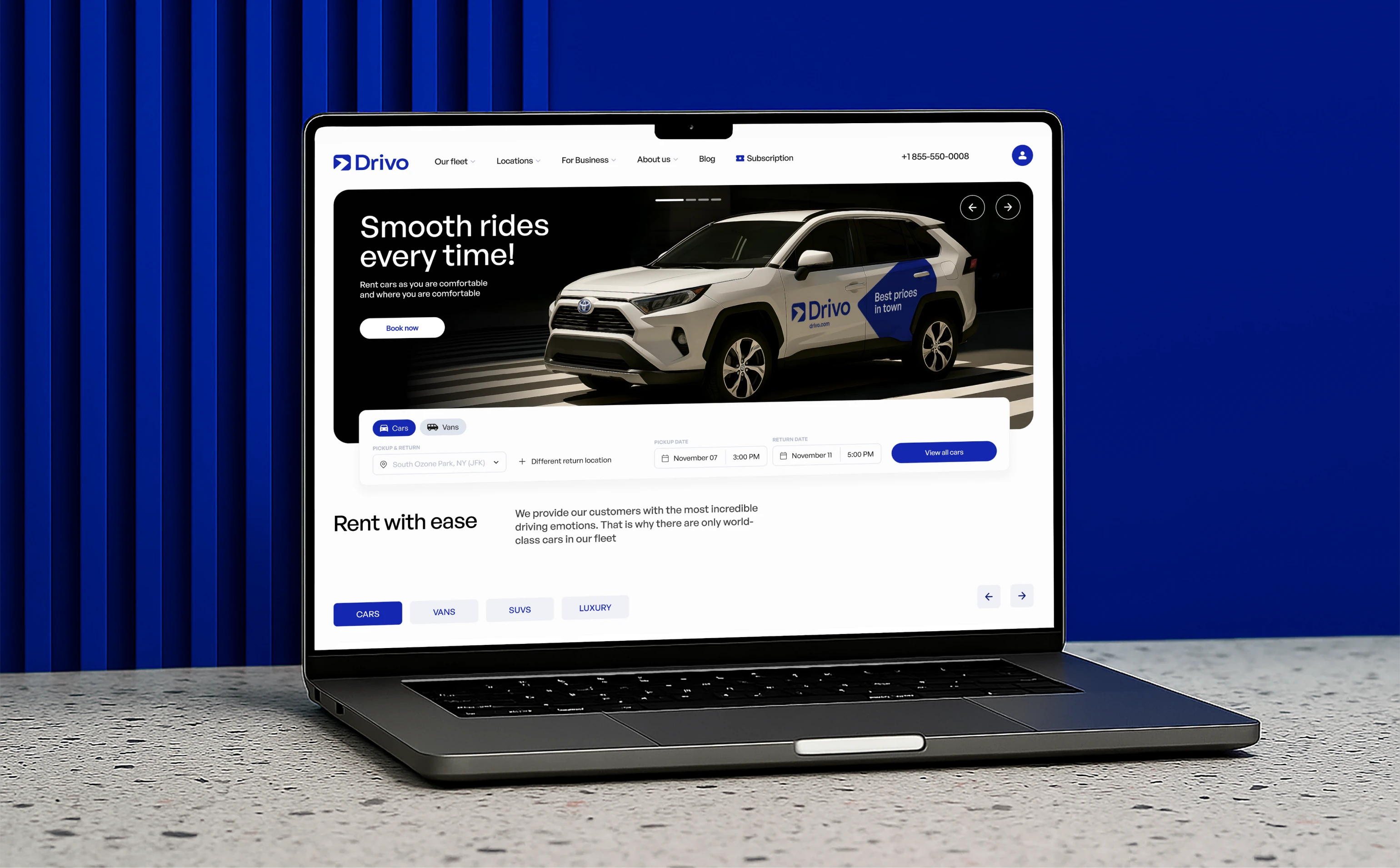 Drivo – UX/UI редизайн сайта — Изображение №1 — Интерфейсы на Dprofile