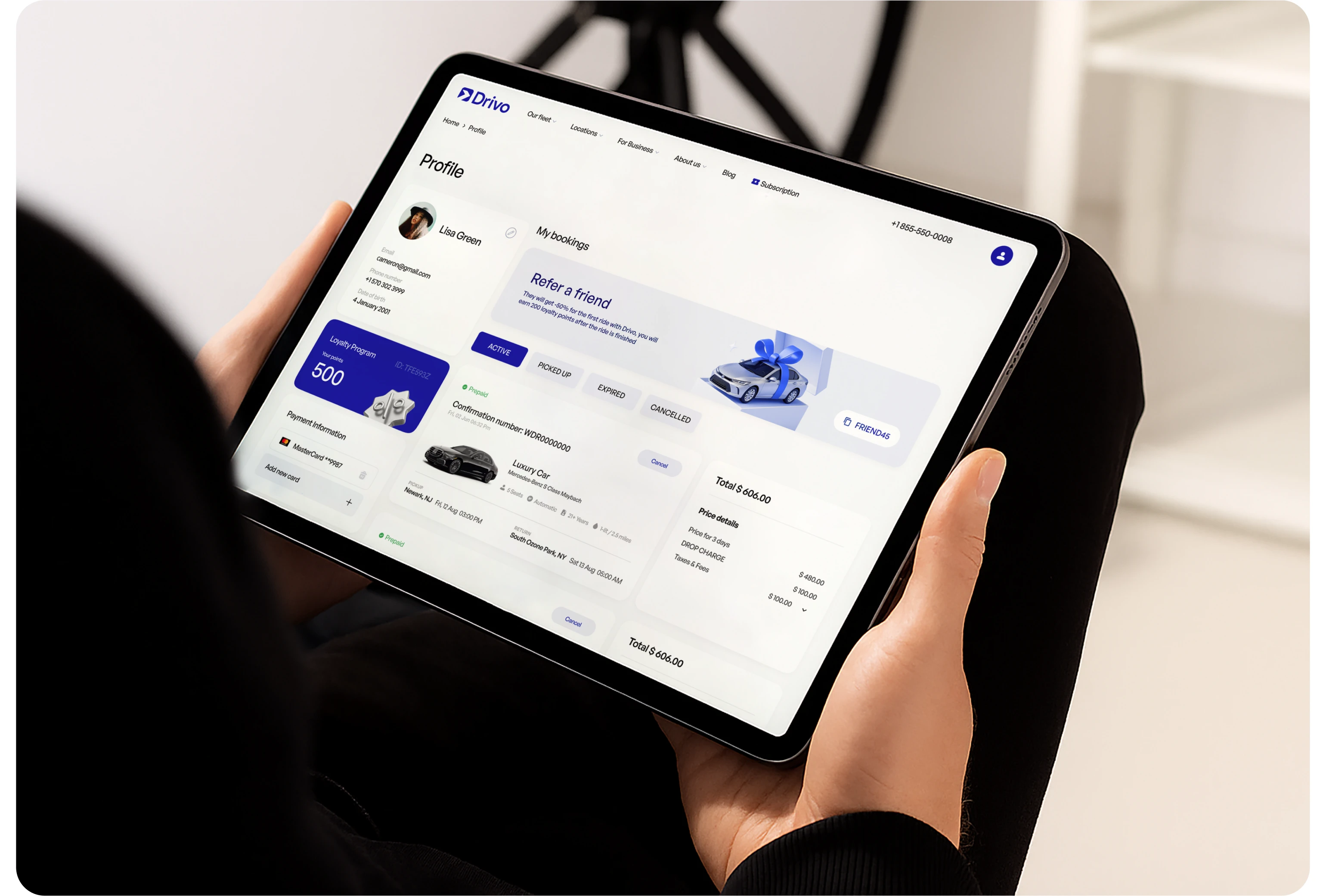 Drivo – UX/UI редизайн сайта — Изображение №3 — Интерфейсы на Dprofile