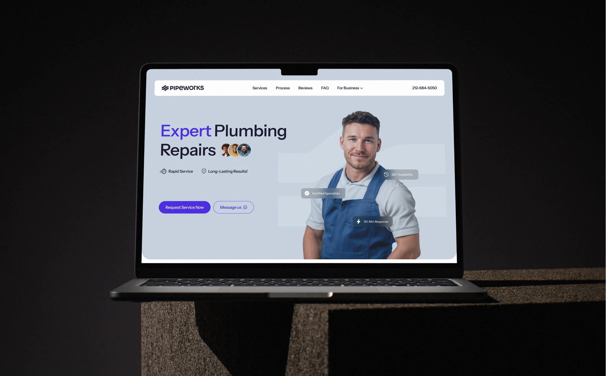 Pipeworks – Brand Identity & Website Development — Изображение №8 — Интерфейсы, Брендинг на Dprofile